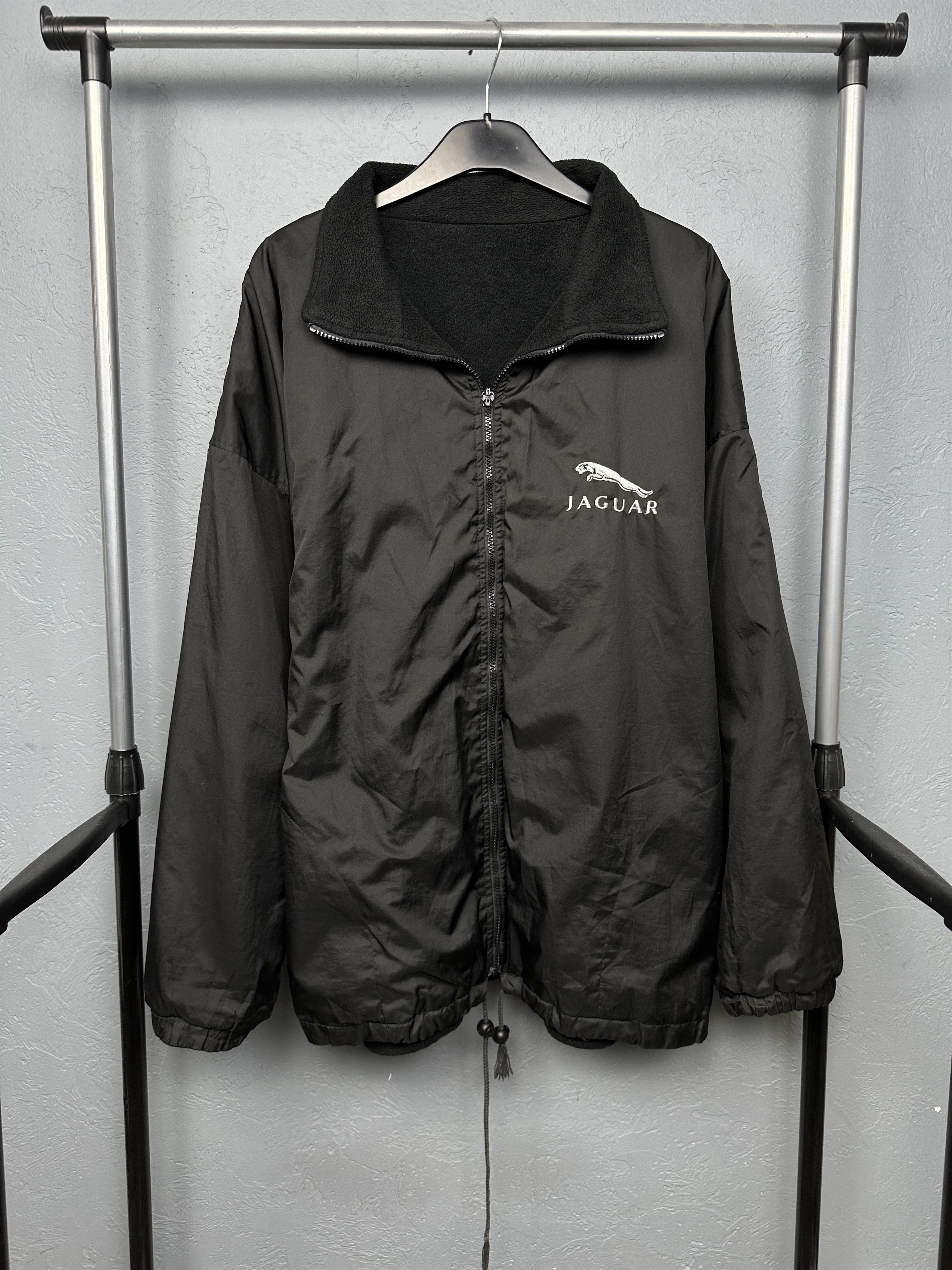 Vintage Jaguar Vintage Mens Workwear Reversible Fleece Jacket Size US XL / EU 56 / 4 - 1 Thumbnail