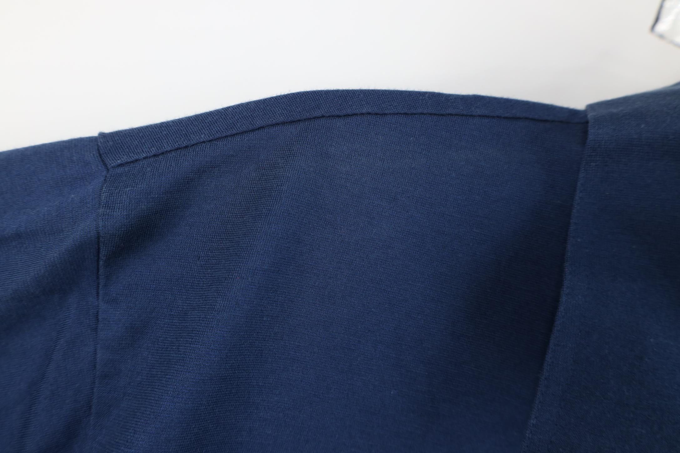 Vintage Vintage 70s Streetwear Knit Collared Golf Polo Shirt Blue Size US L / EU 52-54 / 3 - 7 Thumbnail