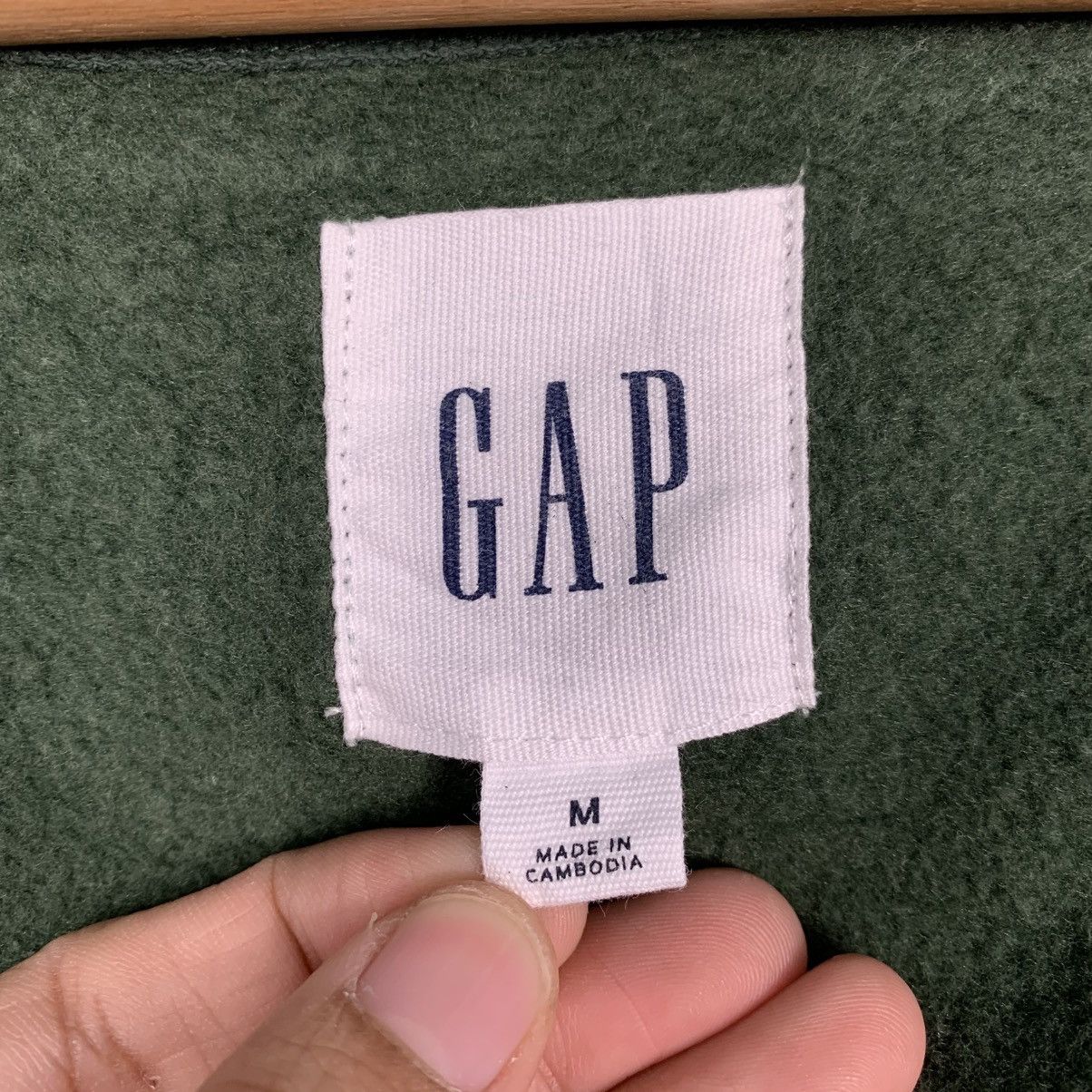 Gap Gap Big Logo Green Zipper Hoodie Size US M / EU 48-50 / 2 - 16 Thumbnail