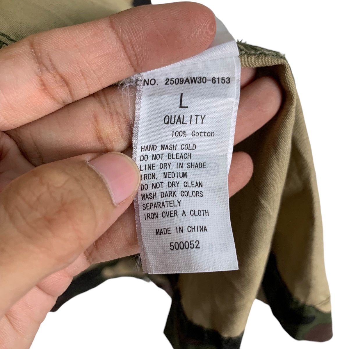 Japanese Brand AZUL MOUSSY Camo Jacket Military Army Fashion #1216-C55 Size US L / EU 52-54 / 3 - 17 Thumbnail