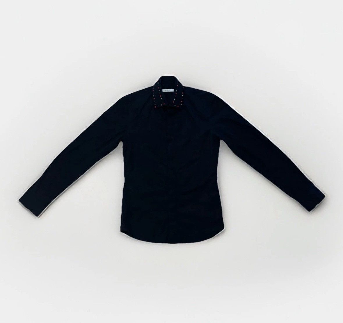 Givenchy Givenchy Studded Collar Long Sleeve Shirt Size 38 Mens Size US M / EU 48-50 / 2 - 1 Thumbnail