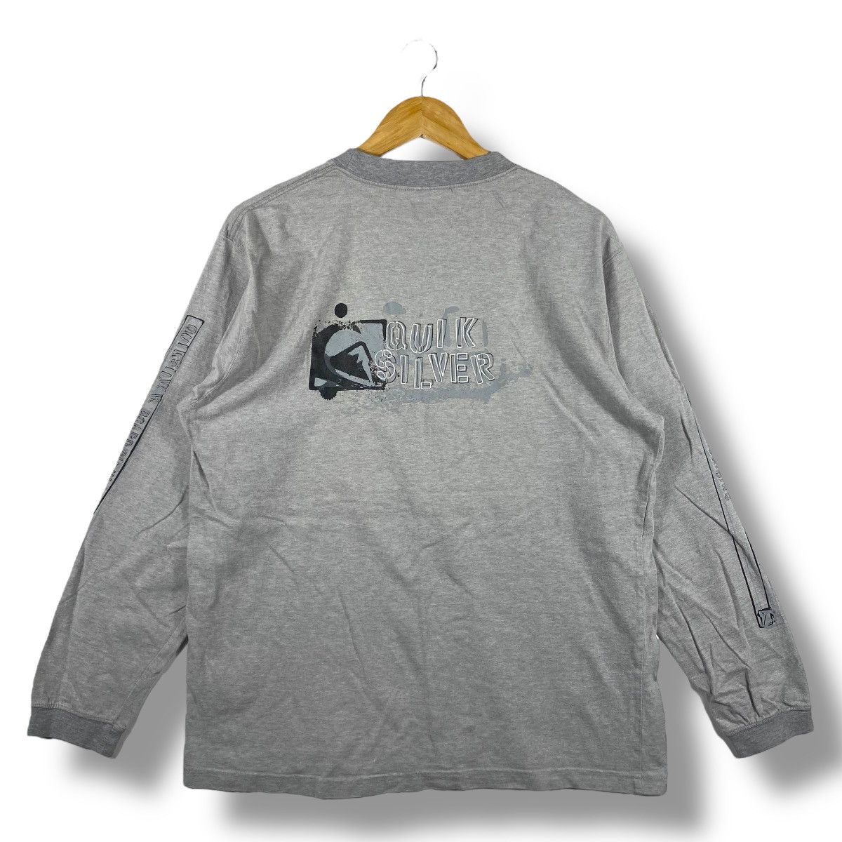 Quiksilver Vintage 00's QUIKSILVER BOARDRIDING Longsleeve Surf TeeShirt Size US M / EU 48-50 / 2 - 1 Thumbnail