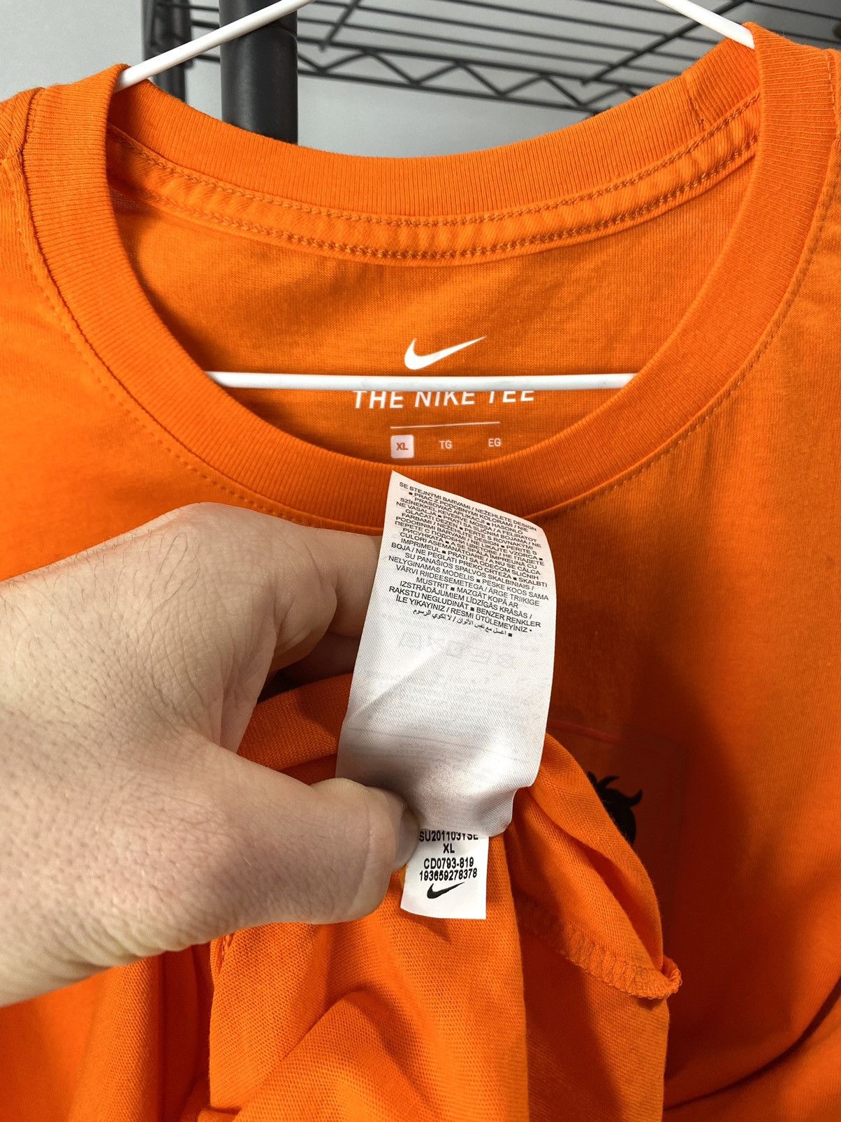 Nike Nike Netherlands T Shirt Soccer Football Jersey Size US XL / EU 56 / 4 - 6 Thumbnail