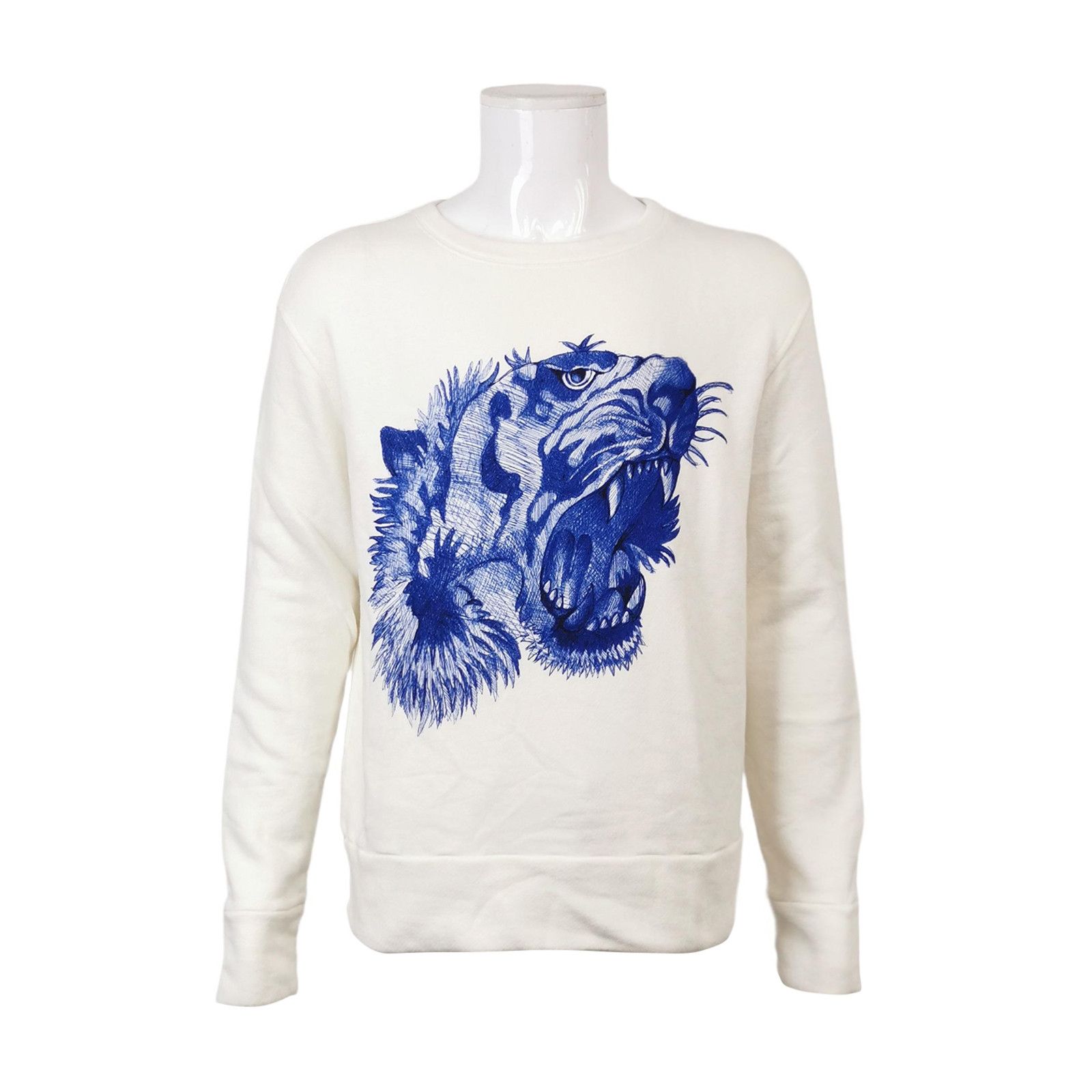 Gucci Gucci S Tiger Print Crewneck Sweatshirt Size US S / EU 44-46 / 1 - 1 Thumbnail