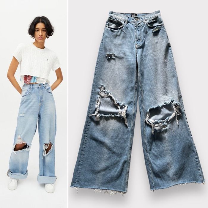 Urban Outfitters Urban Outfitters BDG Skater Baggy Jeans 24 Light Wash