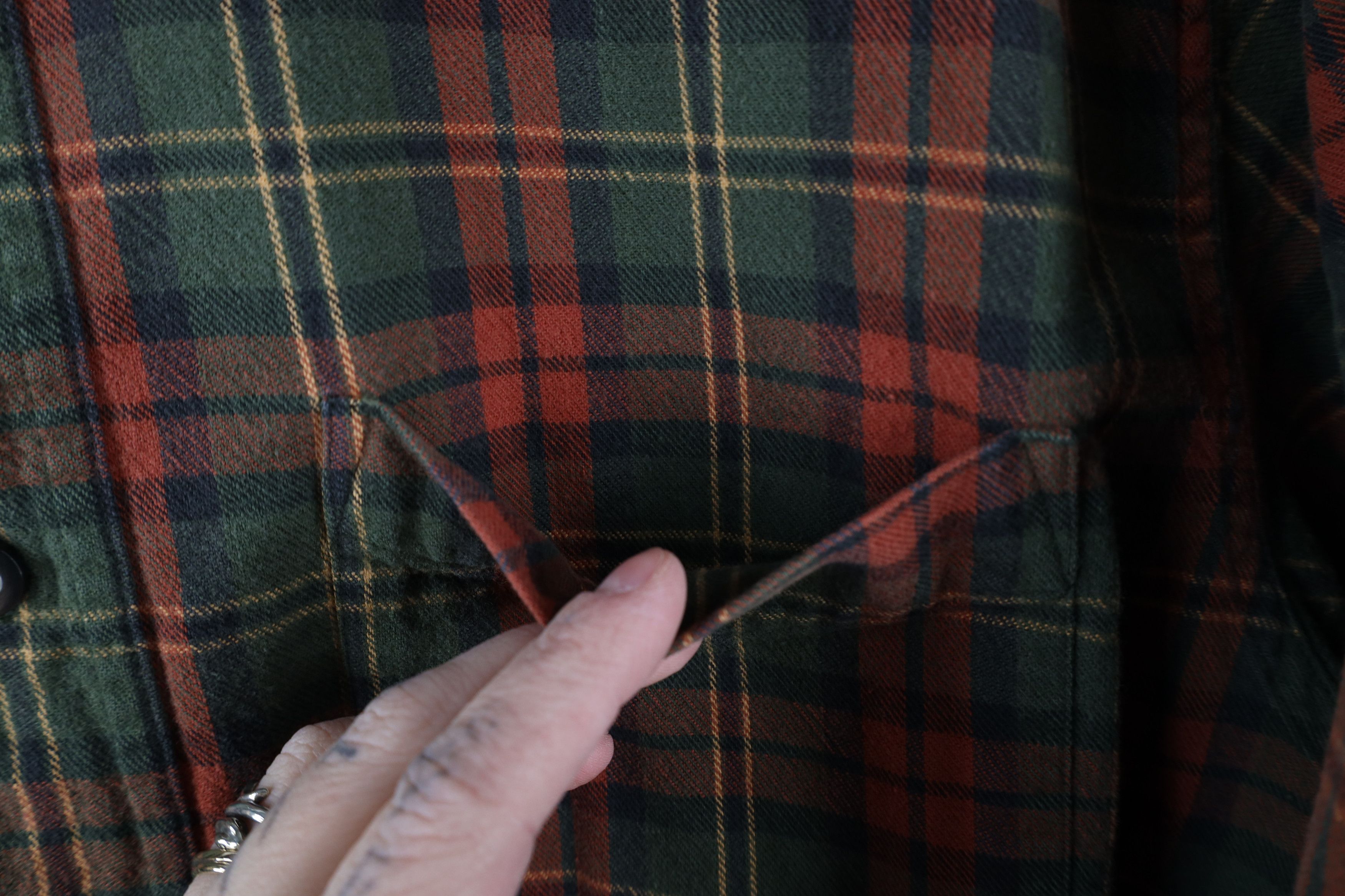 L.L. Bean × Vintage Vintage LL Bean Flannel Collared Button Down Shirt Plaid Size US M / EU 48-50 / 2 - 5 Thumbnail
