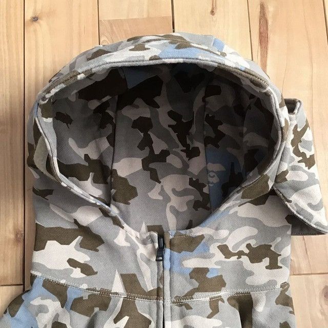 Bape BAPE SAND CAMO MILITARY RELAXED FIT FULL ZIP MASK HOODIE Size US M / EU 48-50 / 2 - 3 Thumbnail