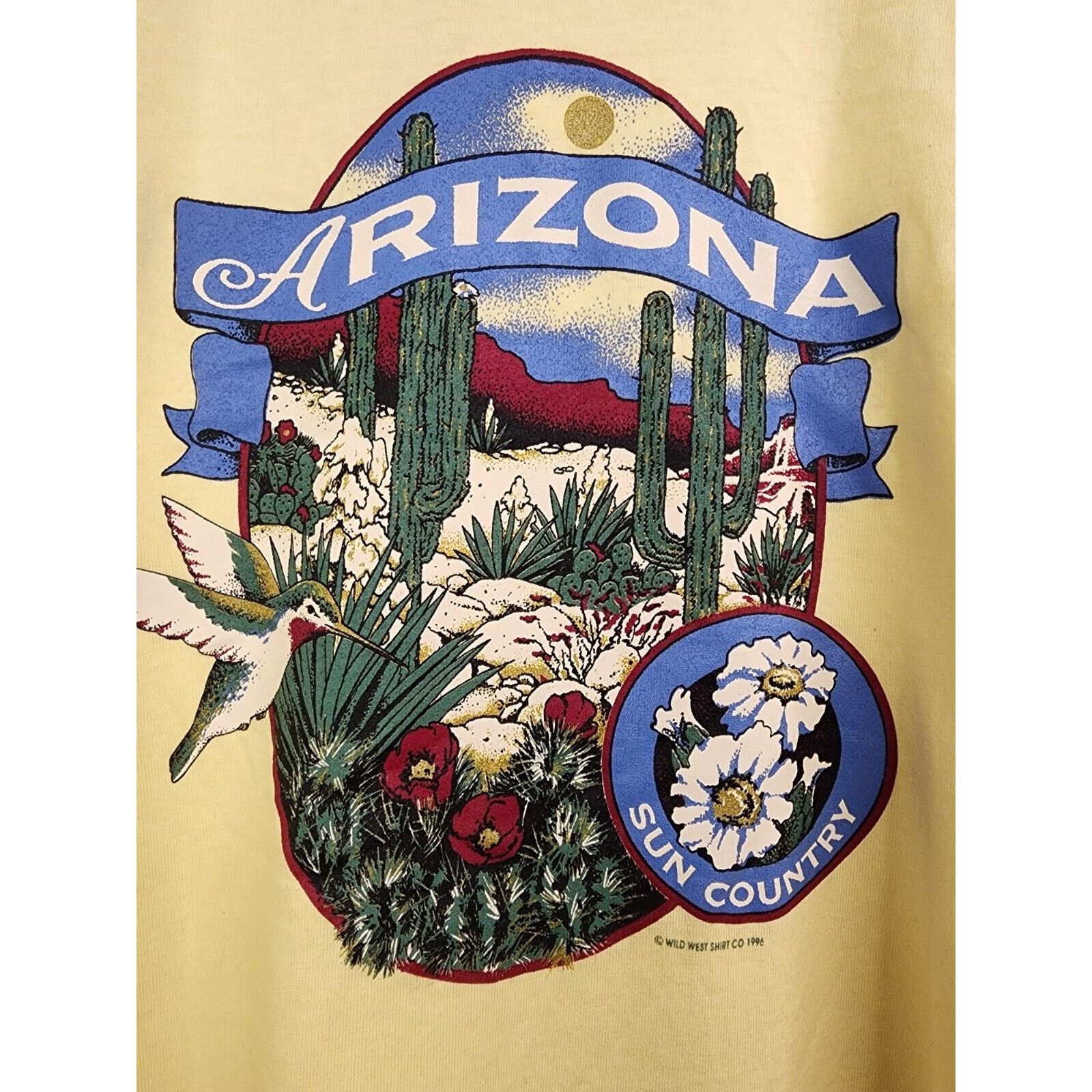 Jerzees Vintage Arizona Sun County Shirt Tee Nature VTG 1990s 90s L Size US L / EU 52-54 / 3 - 2 Thumbnail