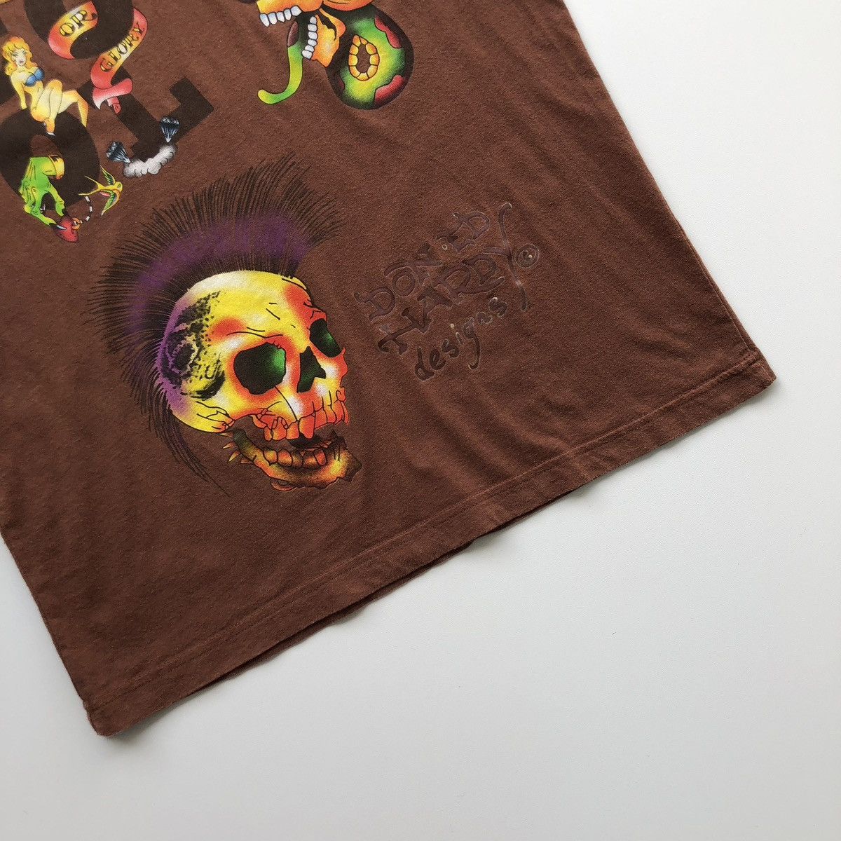 Ed Hardy Ed Hardy by Christian Audigier Skull Logo Vintage T-Shirt Size US M / EU 48-50 / 2 - 6 Thumbnail