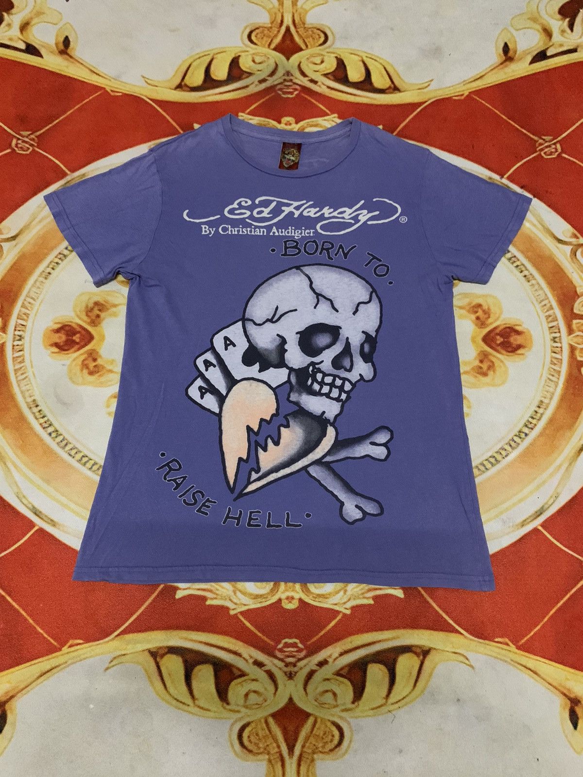 Ed Hardy 🔥HOT🔥 VINTAGE ED HARDY BY CHRISTIAN AUDIGER Size US L / EU 52-54 / 3 - 1 Thumbnail