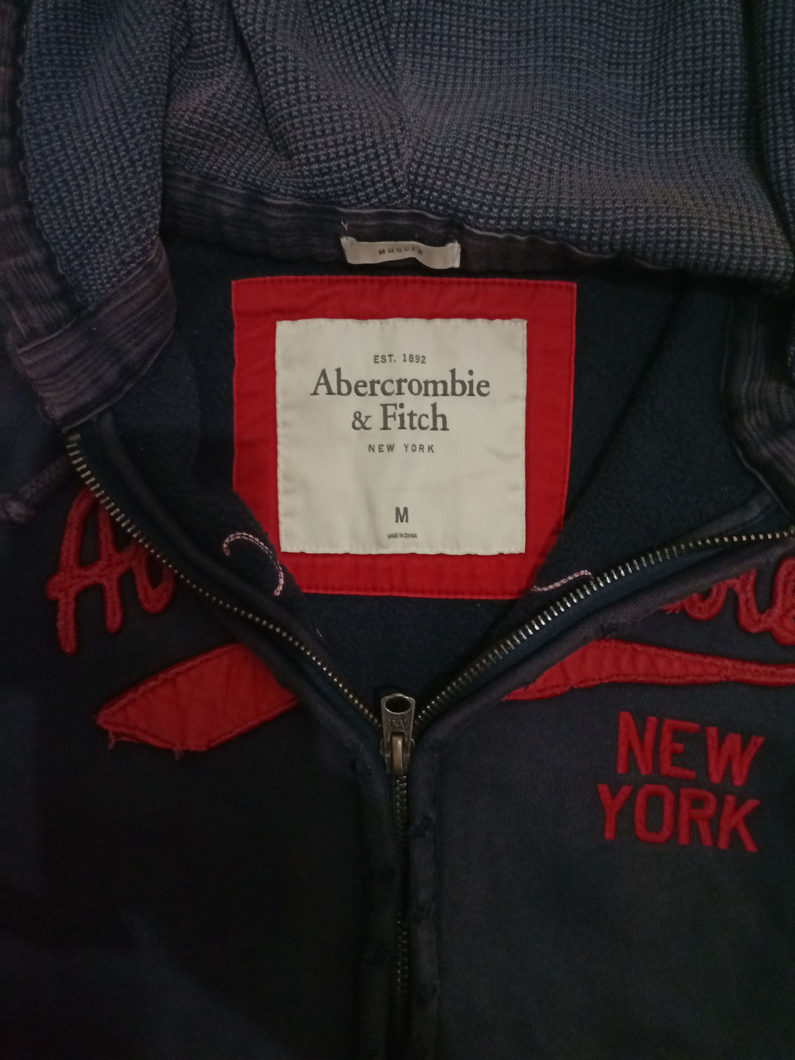 Abercrombie & Fitch Y2K Abercrombie & Fitch Thrashed Zipper Hoodie Opium Style Size US M / EU 48-50 / 2 - 2 Thumbnail