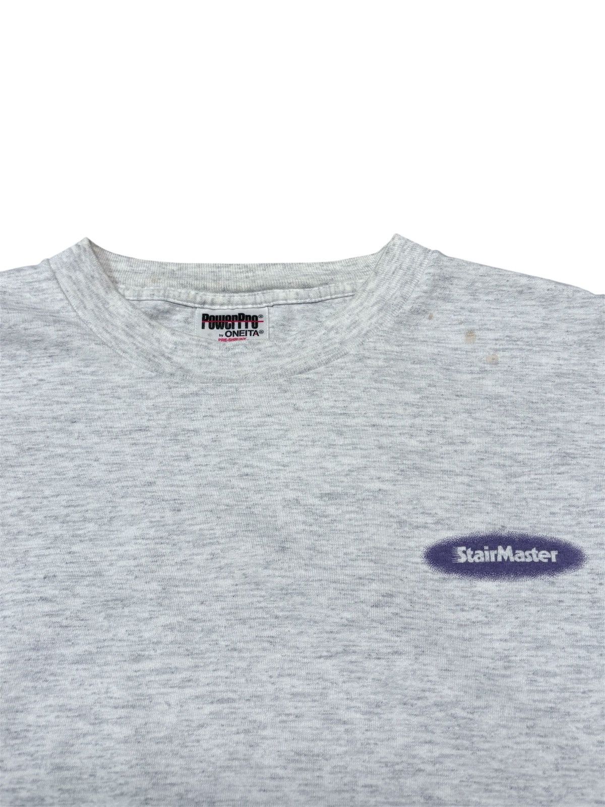 Vintage 90’s Stairmaster Feel the Difference Vintage Single Stitch T Size US XL / EU 56 / 4 - 2 Thumbnail