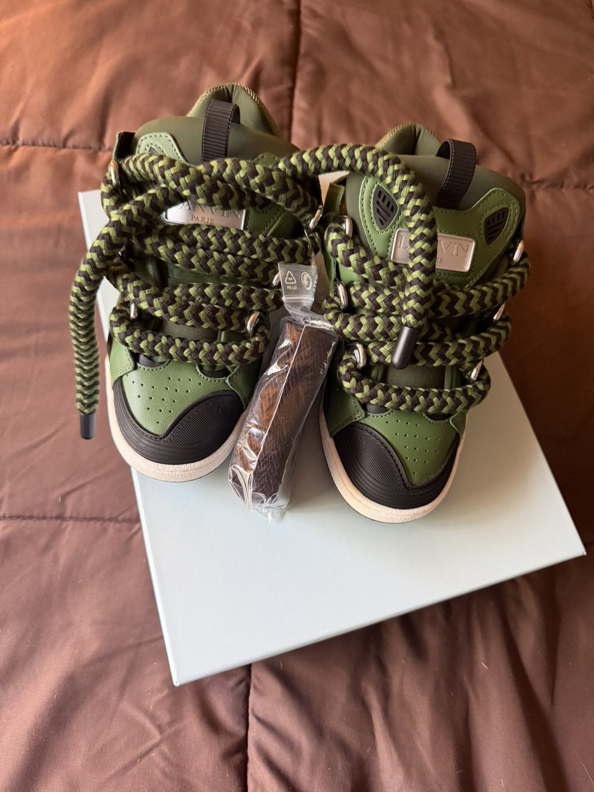 Lanvin Lanvin Boy's Curb Sneakers Size US 6 / EU 39 - 1 Thumbnail