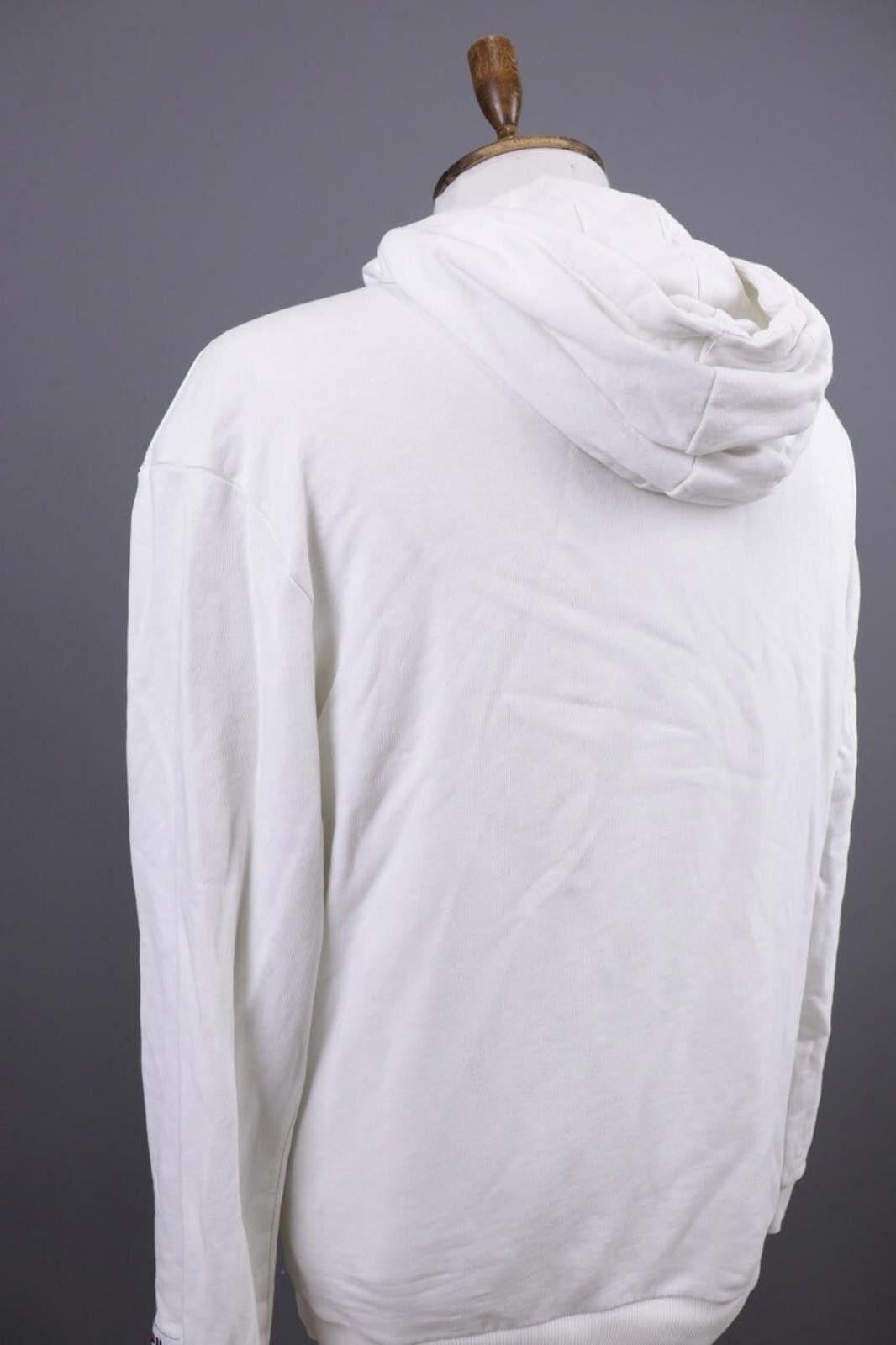 Fila Fula White Big Logo Long Sleeve Hoodie Sweater Size L Size US L / EU 52-54 / 3 - 12 Thumbnail