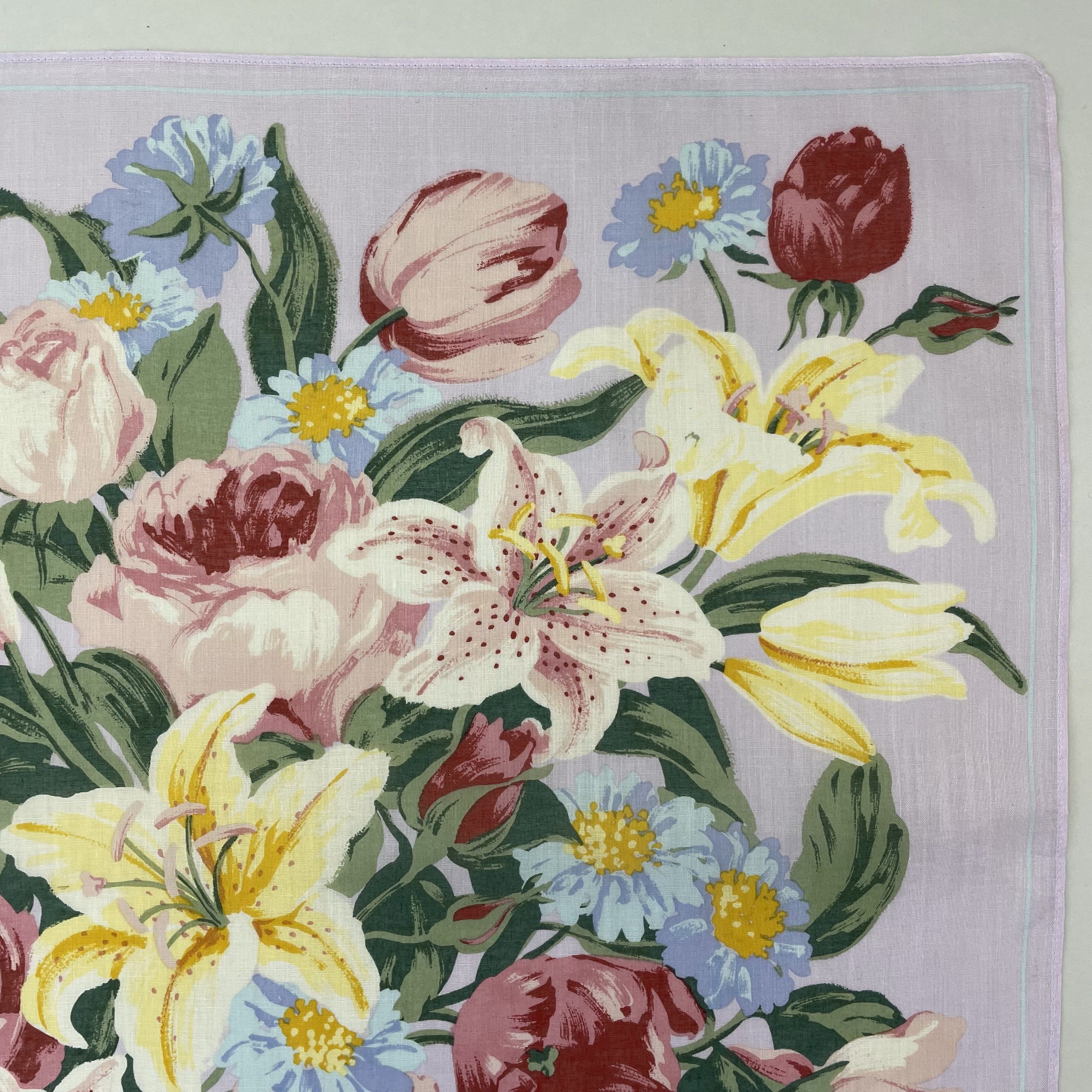 Japanese Brand Yukiko Hanai Handkerchief / Neckerchief / Bandana - 4244 Size ONE SIZE - 2 Thumbnail