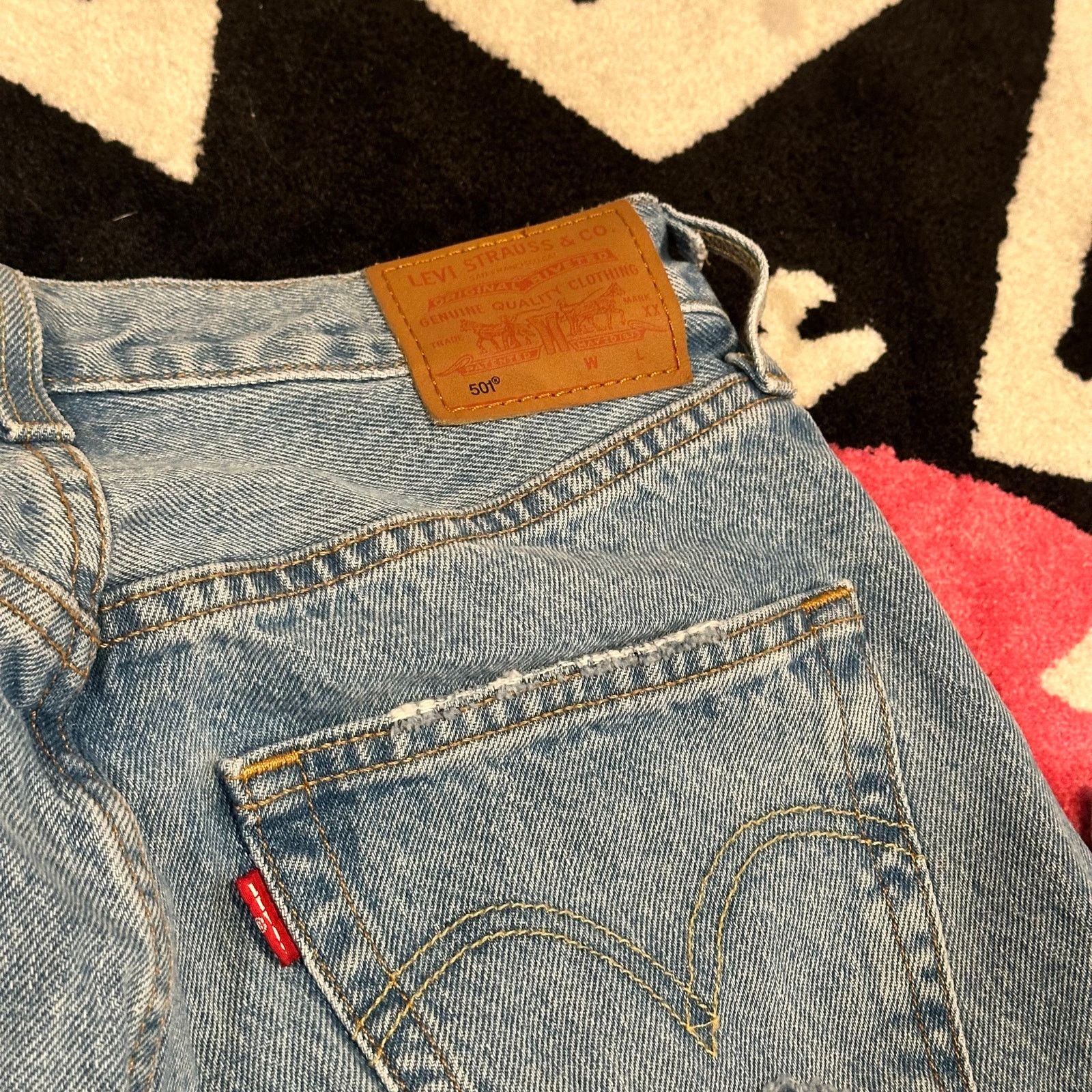 Levi's Levi’s® 94 Baggy Distressed Jeans – Size 29 – As Pictured Size 29" - 8 Thumbnail