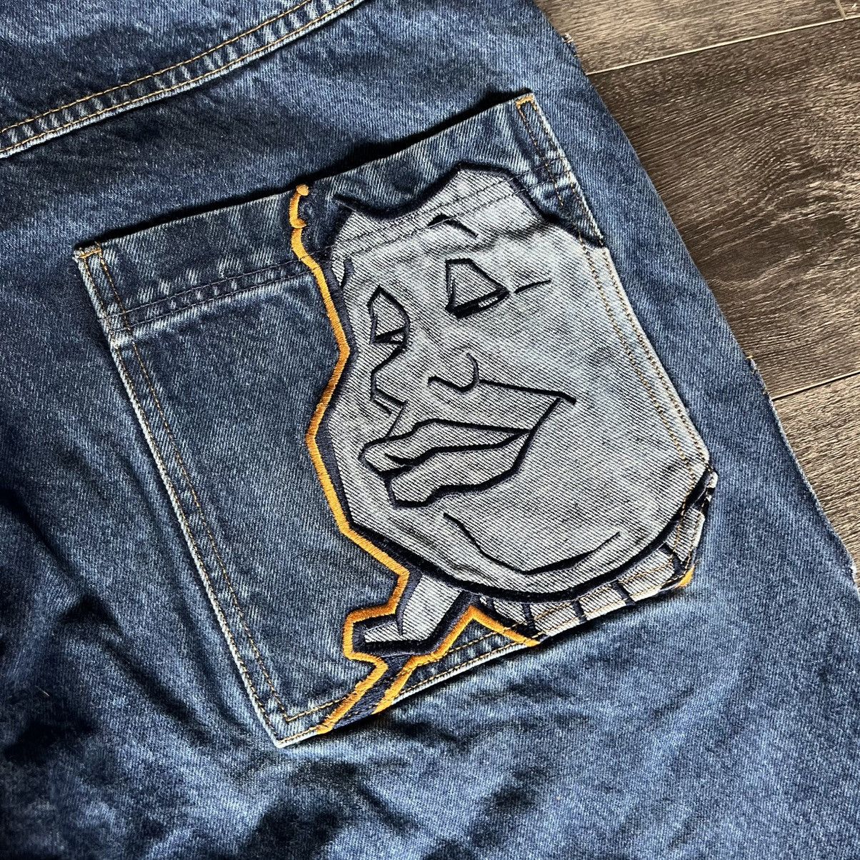Fubu Vintage 90s Platinum Fubu Fat Albert Skate Baggy Denim Jeans Size US 40 / EU 56 - 4 Thumbnail