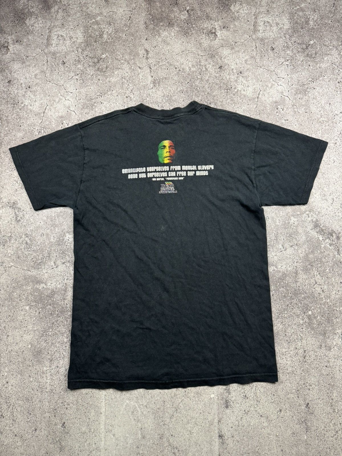 Bob Marley VINTAGE BOB MARLEY 1999 RASTA BLACK SHIRT Y2K MADE IN USA Size US M / EU 48-50 / 2 - 6 Thumbnail