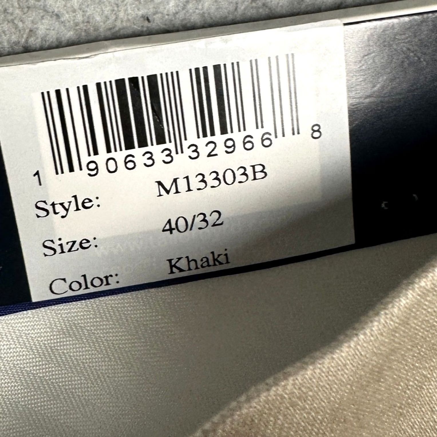 Tailorbyrd TAILORBYRD Pants Mens 40X32 Khaki Flat Front Stretch Chino Business Casual Workwear Slim Tailored Fit Pants Size US 40 / EU 56 - 6 Thumbnail