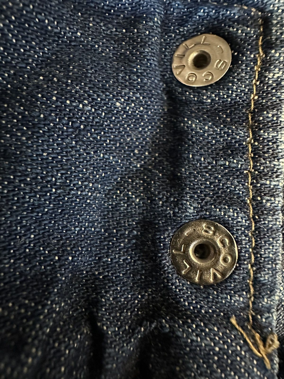 Blue Blue Japan Vintage 90s Blue Blue Japan Western Denim Shirt Size US S / EU 44-46 / 1 - 9 Thumbnail