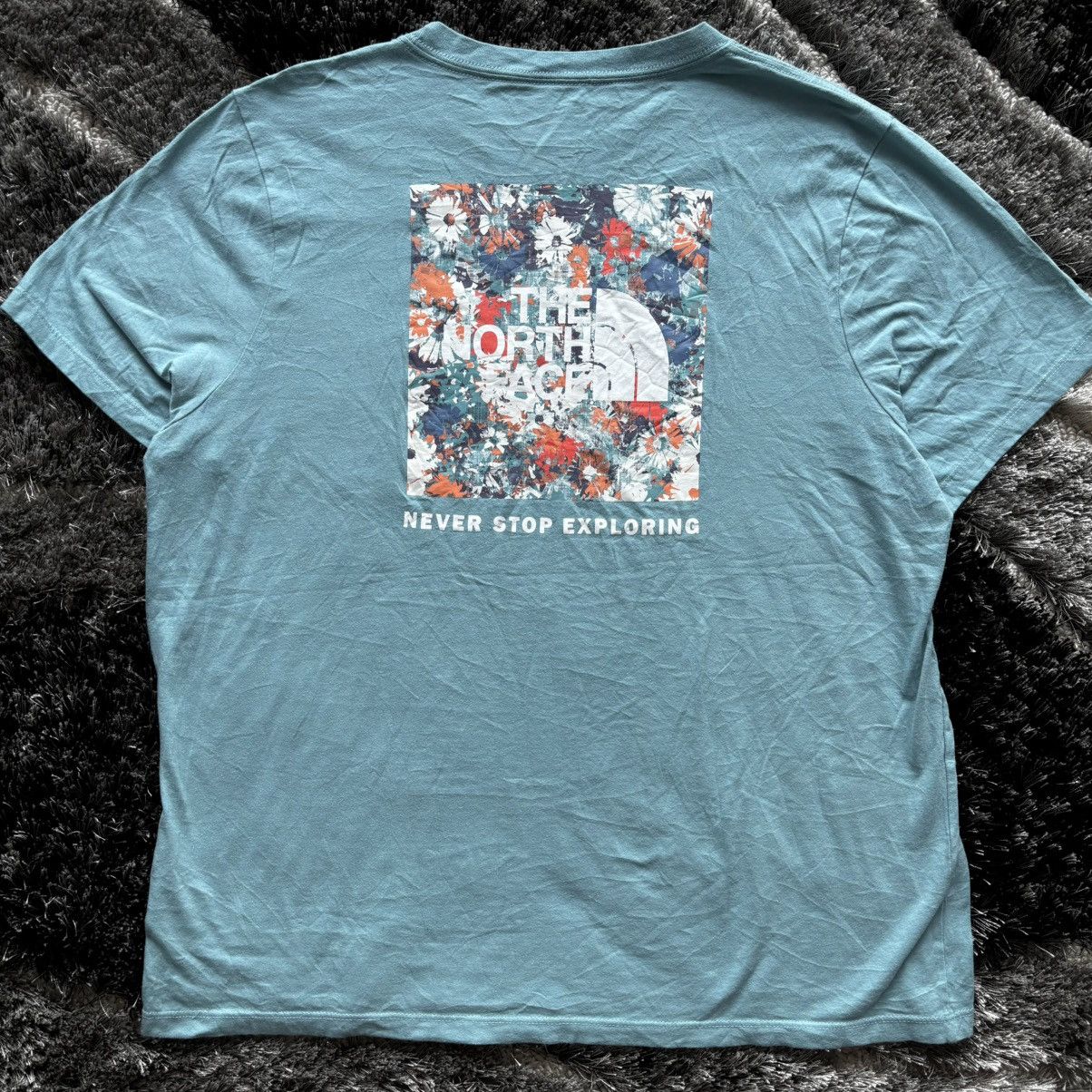 The North Face Sky Blue The North Face T-Shirt Size US XL / EU 56 / 4 - 4 Thumbnail