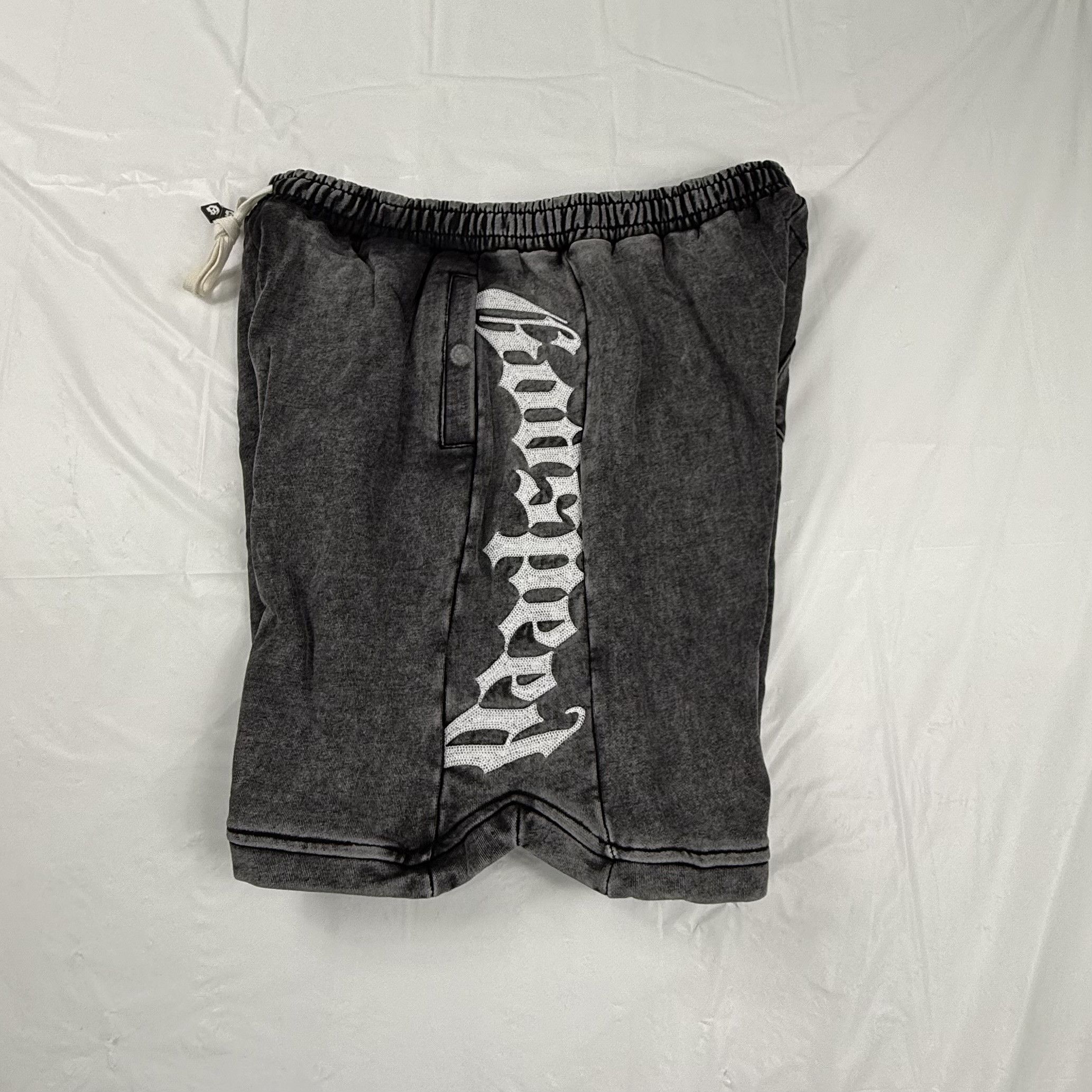Godspeed Godspeed Mainline Collection Acid Wash Black Fleece Shorts Size US 36 / EU 52 - 1 Thumbnail