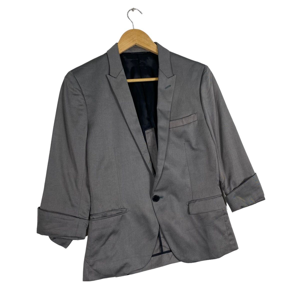 Issey Miyake Tete Homme By Issey Miyake Button Blazer For Women Size S / US 4 / IT 40 - 3 Thumbnail