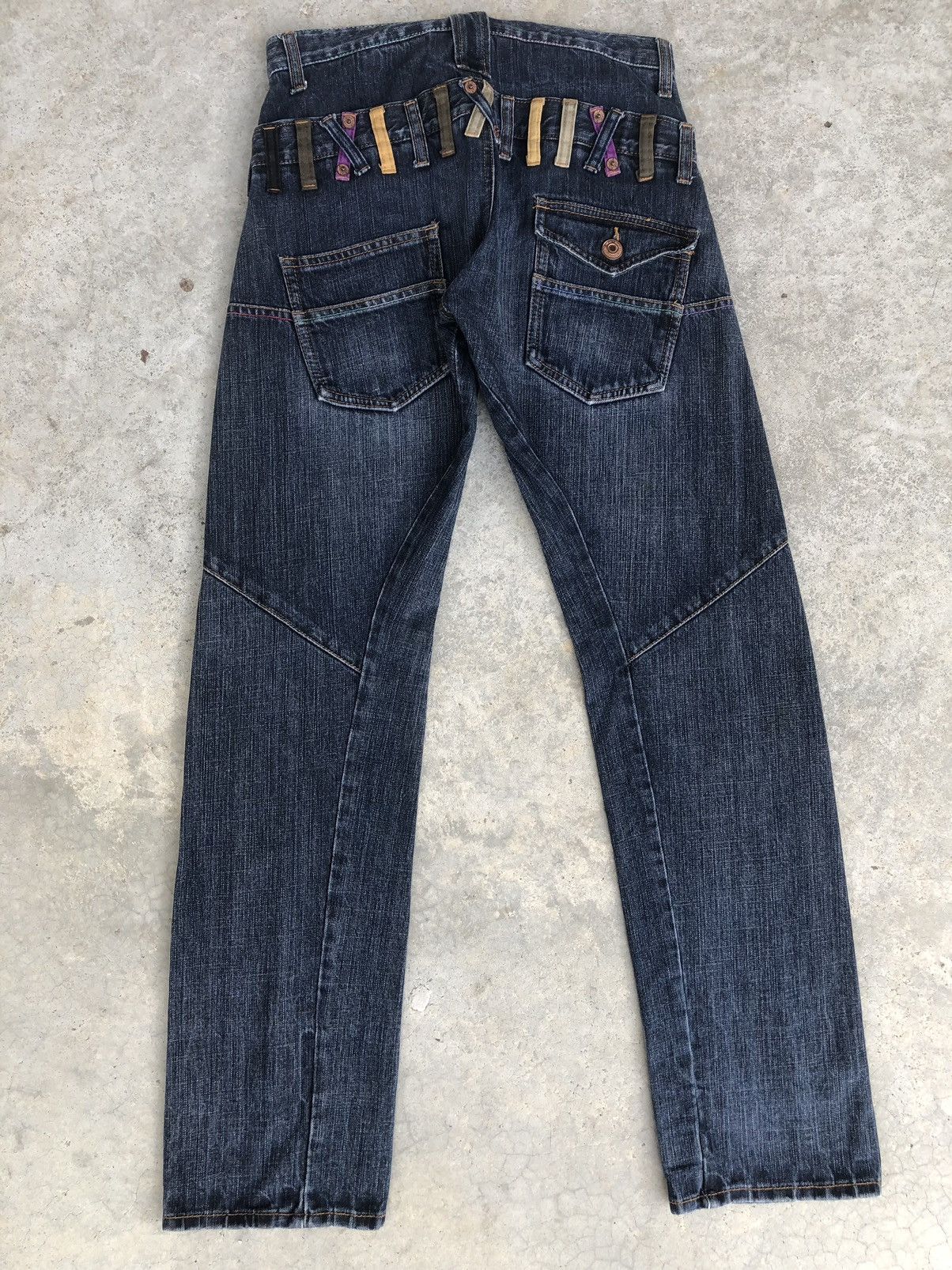 Hysteric Glamour Japanese Sirmione Double Waist Distressed Jeans Size US 29 - 2 Thumbnail