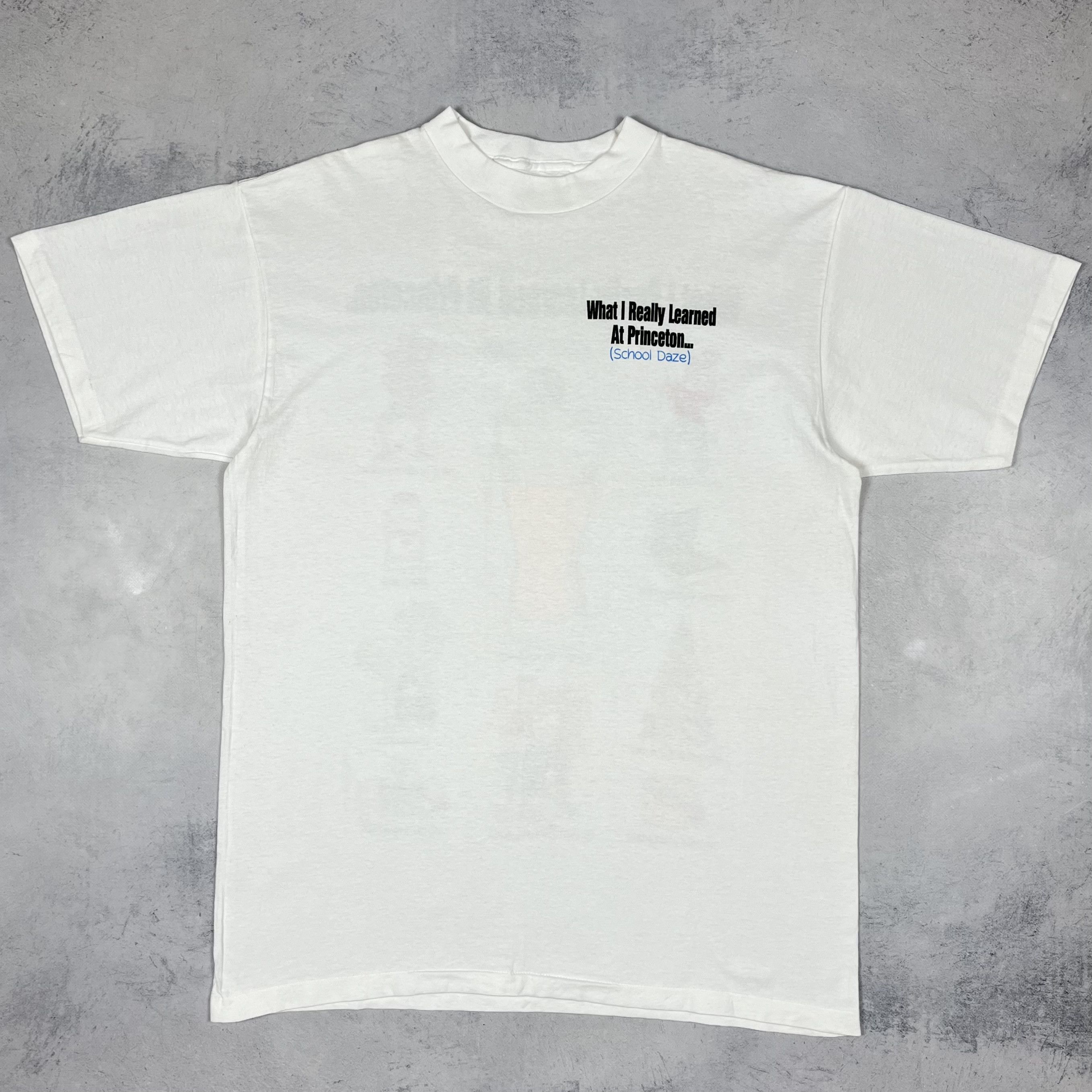 Vintage Vintage “What I really Learned At Princeton” T Shirt 1994 Size US XL / EU 56 / 4 - 14 Thumbnail