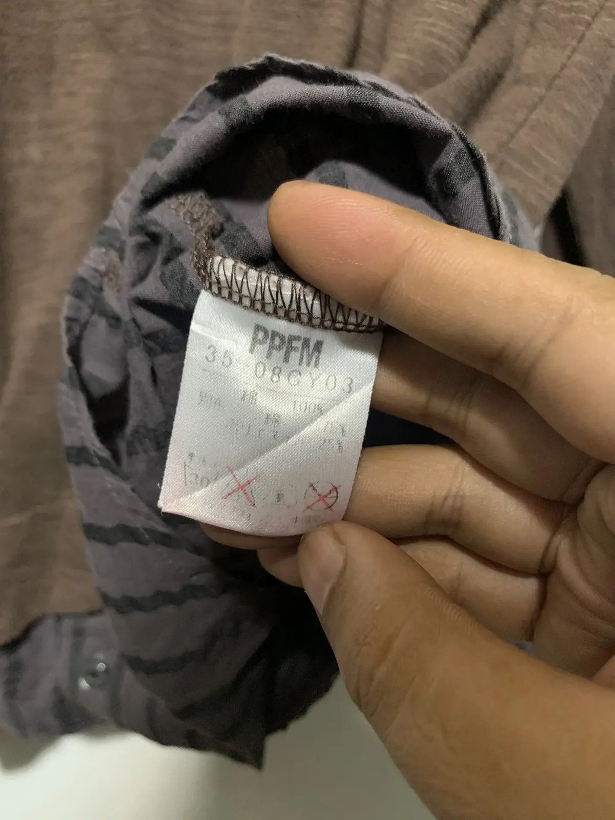 PPFM 2000s PPFM hybrid double layer assymetrical long sleeve Size US L / EU 52-54 / 3 - 13 Thumbnail