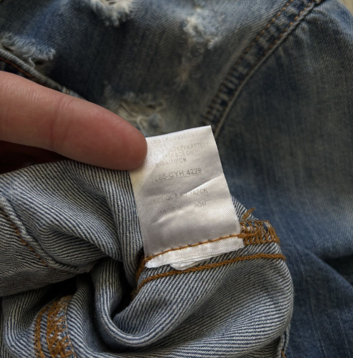 Balmain × Vintage Vintage Balmain Denim Jacket Cropped Y2K Size L / US 10 / IT 46 - 5 Thumbnail
