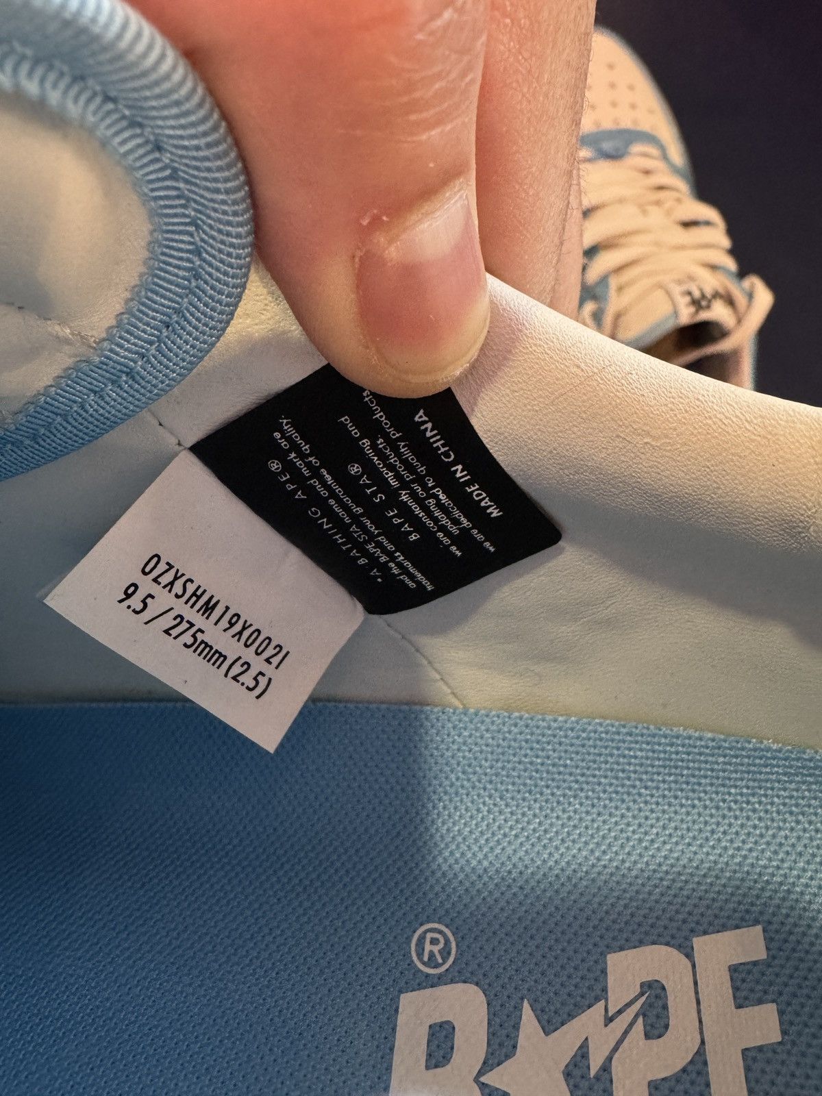 Bape BAPE STA Patent Leather Baby Blue Size US 9.5 / EU 42-43 - 13 Thumbnail