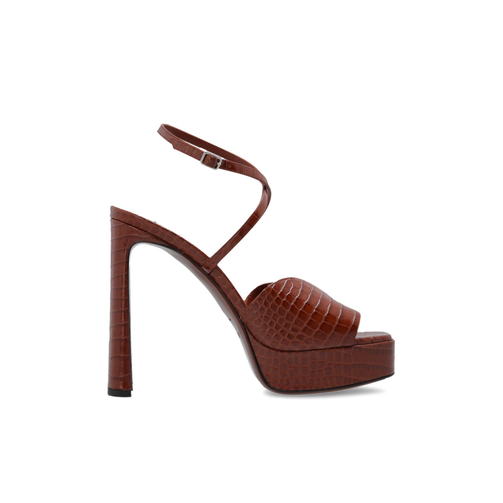 JIMMY CHOO 'Karli' Brown Platform Sandals New & Authentic (W