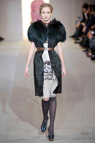 Marni Marni 100% Lama Alpaca Real Fur Shrug / Stole Size 38 Size XS / US 0-2 / IT 36-38 - 19 Thumbnail