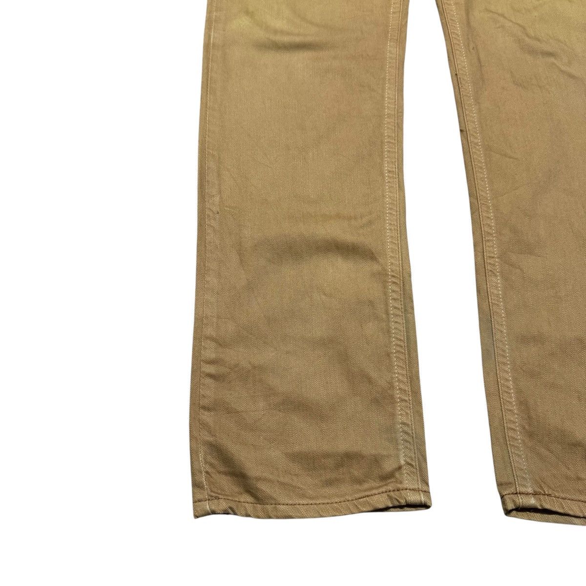 Edwin Vintage Edwin XVS403 Leather Pocket Brown Denim Jeans Size US 34 / EU 50 - 8 Thumbnail