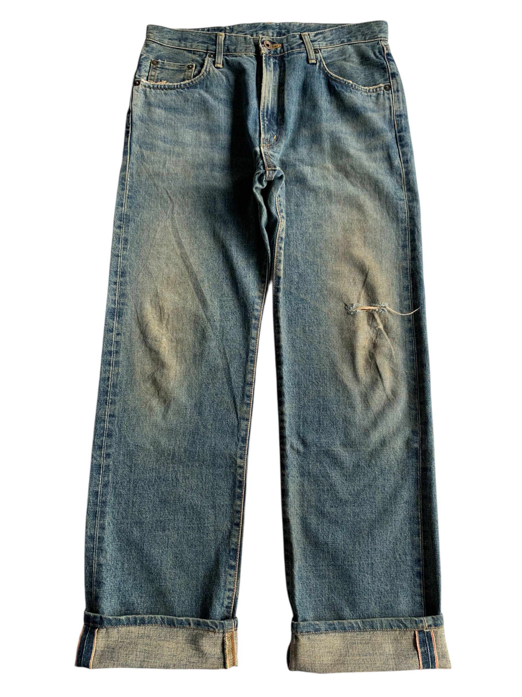 Japanese Brand × Kapital × Vintage VINTAGE EDWIN 505XX SELVEDGE RUSTY DISTRESSED DENIM Size US 34 / EU 50 - 5 Thumbnail