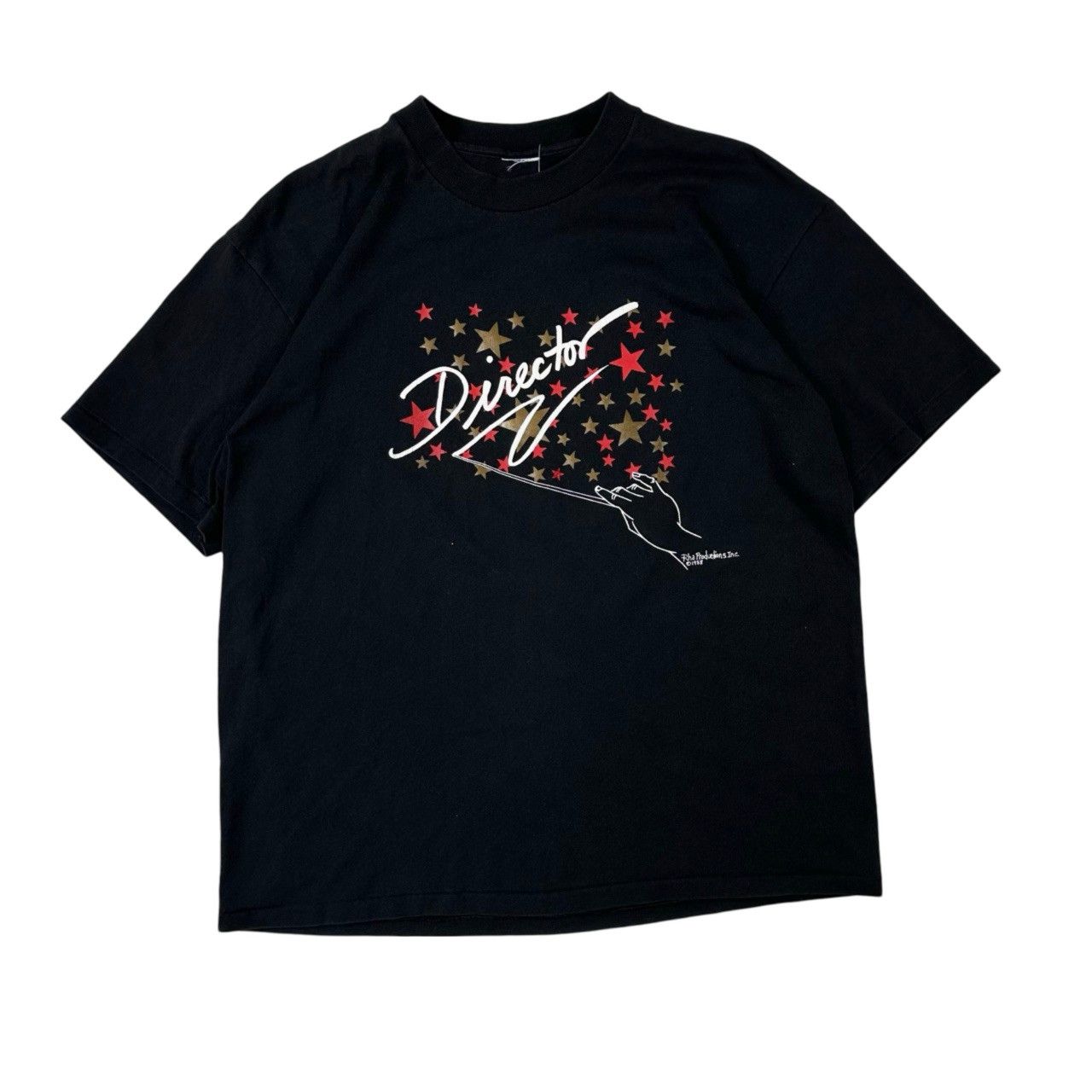 Vintage Vintage 80s Director Big Print Graphic T Shirt Size US L / EU 52-54 / 3 - 1 Thumbnail