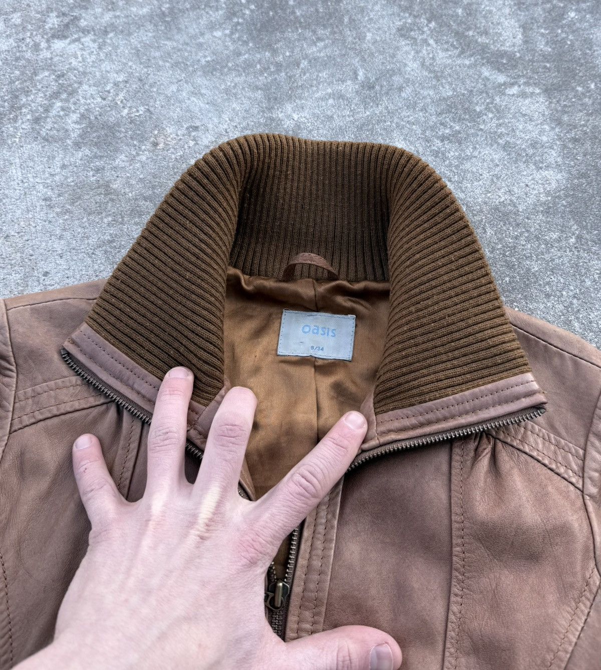 Vintage Vintage 90s Y2K streetwear rare leather jacket Size S / US 4 / IT 40 - 9 Thumbnail