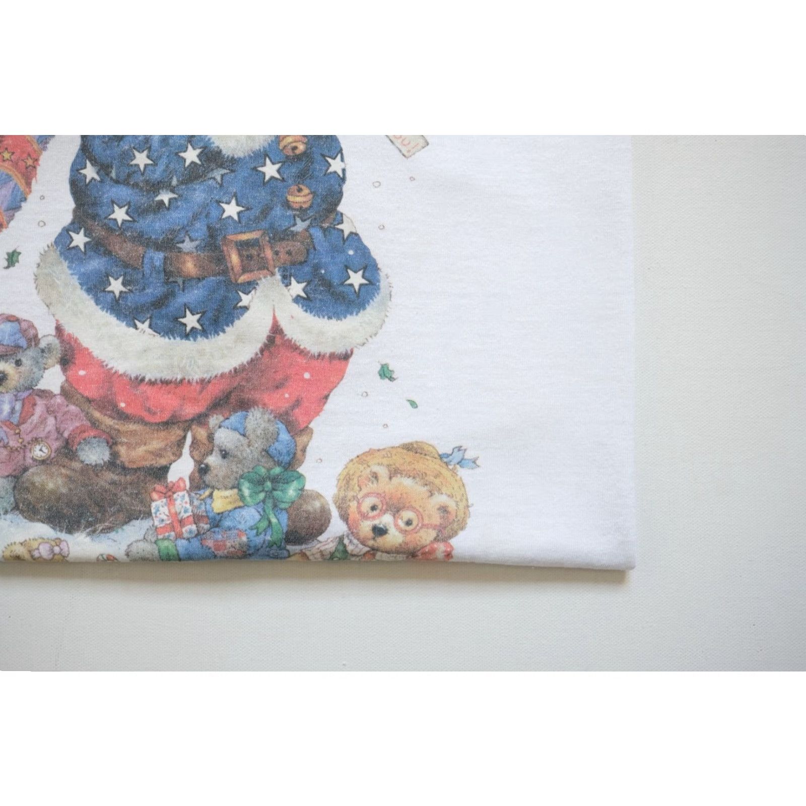 Fruit Of The Loom VINTAGE Fruit of the Loom 2XL White Christmas Santa Bear Graphic T Shirt 90s 1996 Mens Size US XXL / EU 58 / 5 - 4 Thumbnail