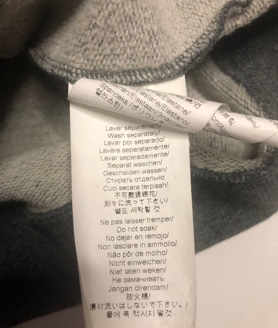 Designer × Kenzo Kenzo Paris Men Gray Zip Hoodie Logo Size L Made In Portugal Size US L / EU 52-54 / 3 - 9 Thumbnail