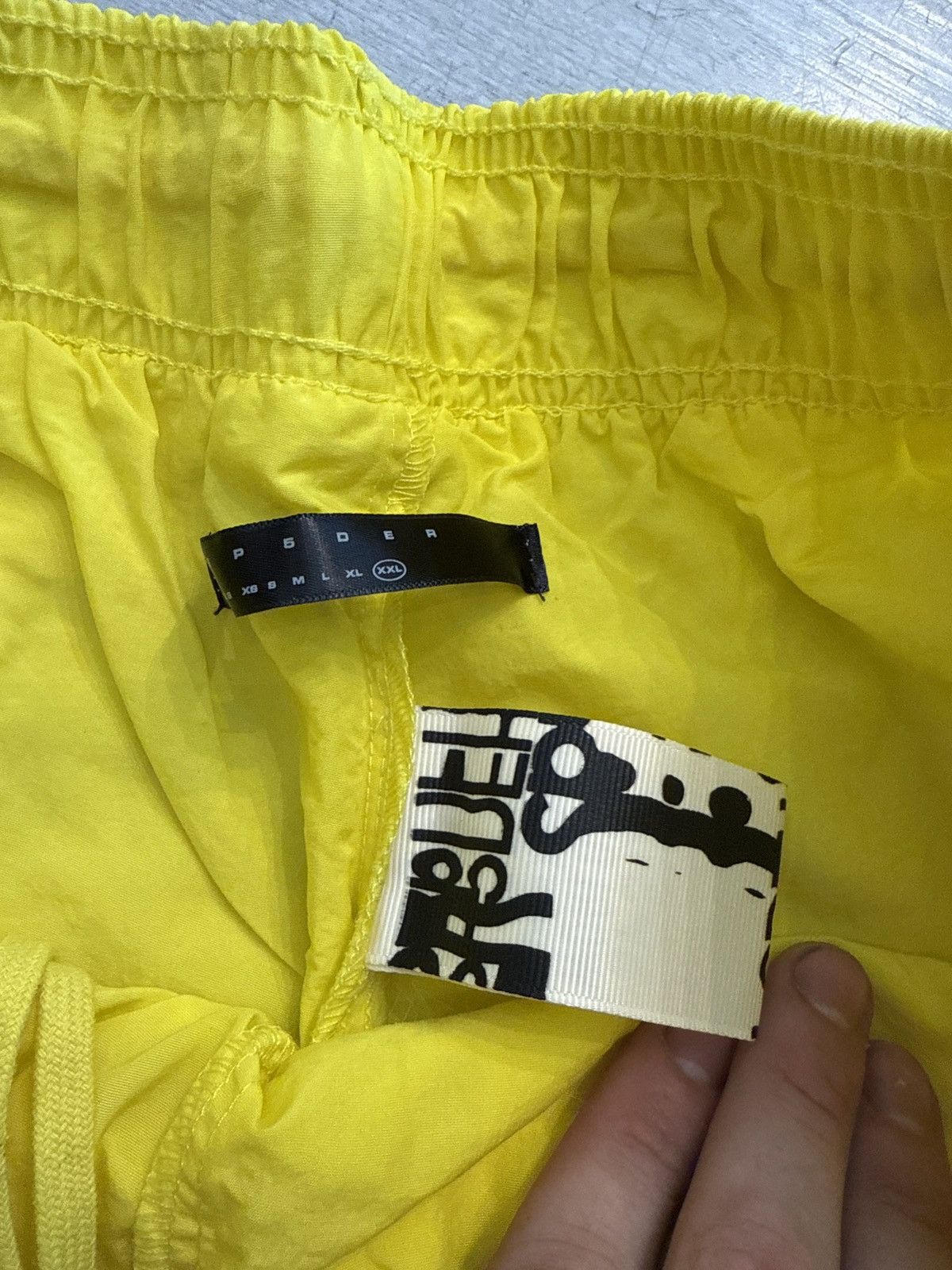 Sp5der Spider Worldwide Logo Shorts Yellow 2xl Size US 38 / EU 54 - 3 Thumbnail