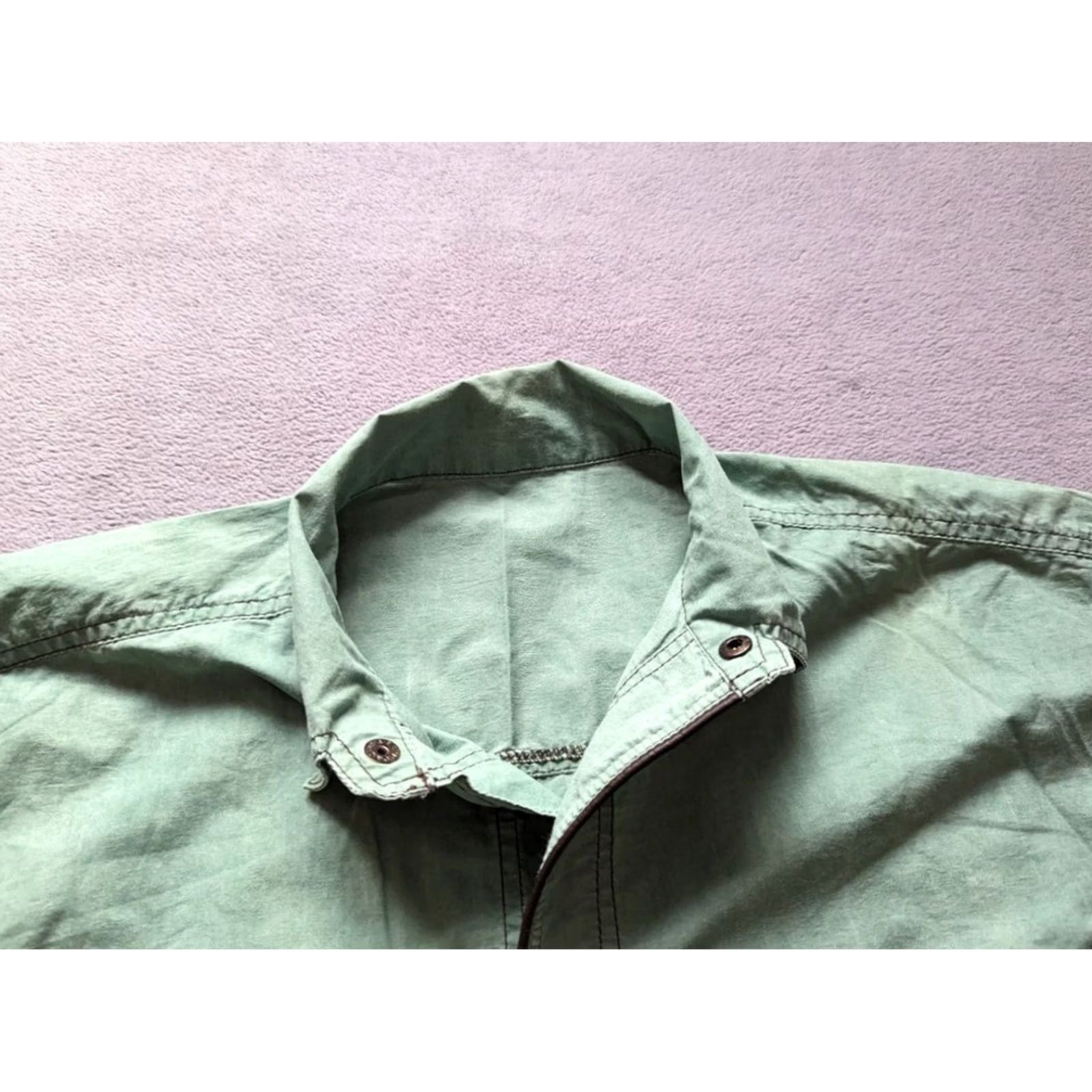 Vintage VINTAGE Millet snap button shirt Green Millet Made in France Shirt Adult M Green Button-Up Mens Size US M / EU 48-50 / 2 - 5 Thumbnail