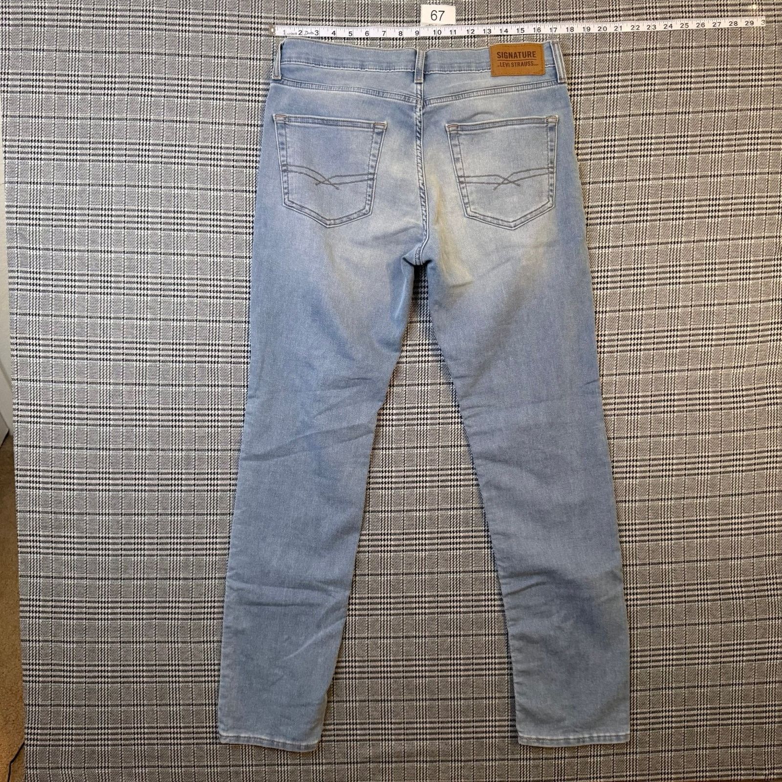 Levi's Signature Levi Strauss Men Jeans Light Wash Denim Slim 34x32 Size US 34 / EU 50 - 1 Thumbnail