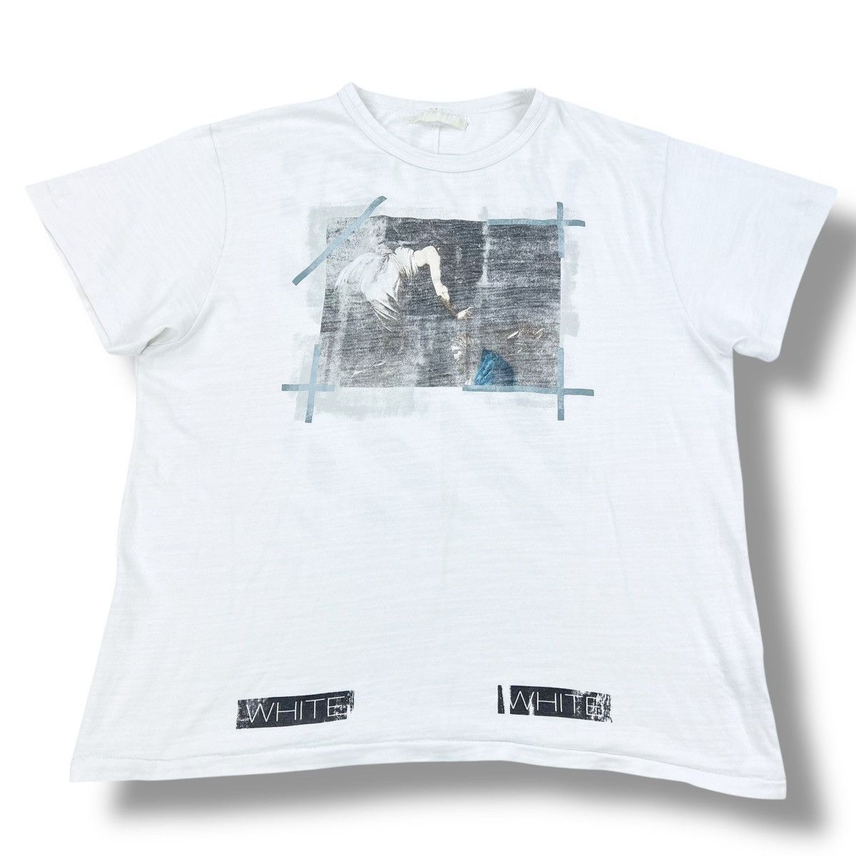 Off-White Off-White Caravaggio White T Shirt Size US XL / EU 56 / 4 - 2 Thumbnail