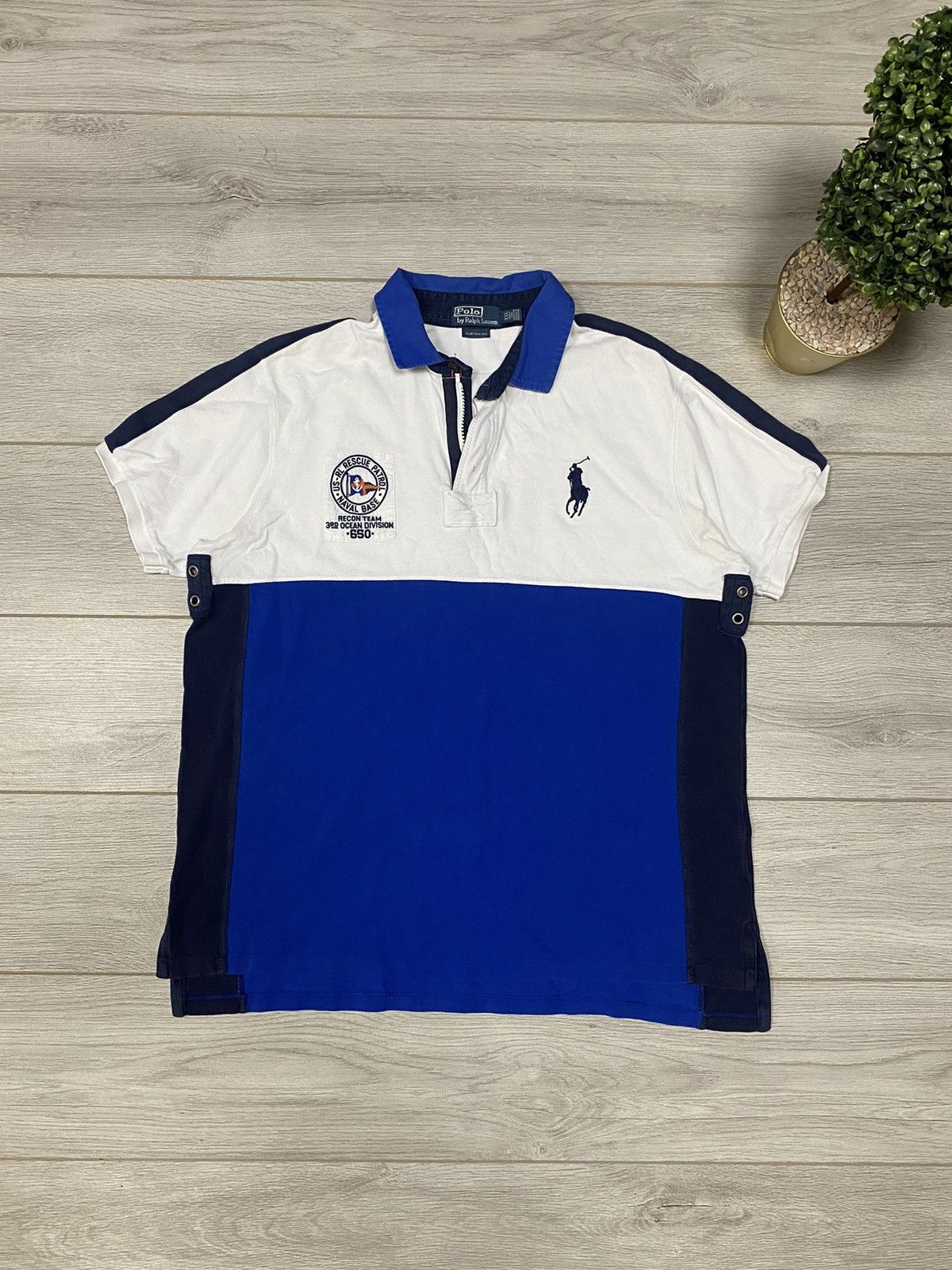 Ralph Lauren Polo Ralph Rescue 🛟 Patrol USRL vintage embro logo shirt Size US XXL / EU 58 / 5 - 1 Thumbnail