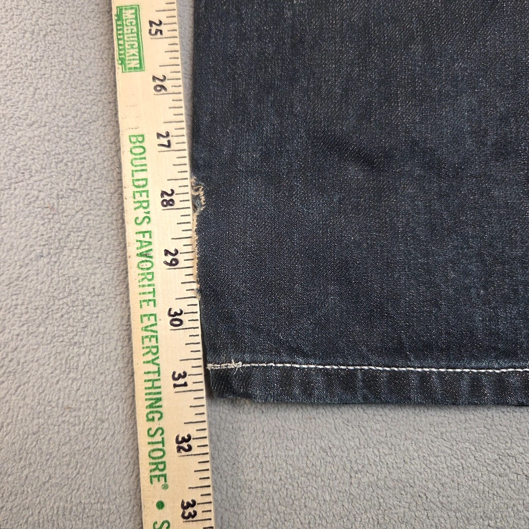 Fragment Design Levis Jeans Mens 30x32 Denim Straight Indigo Blue Zip Fly Five-Pocket Regular Inseam 32 Size US 30 / EU 46 - 4 Thumbnail