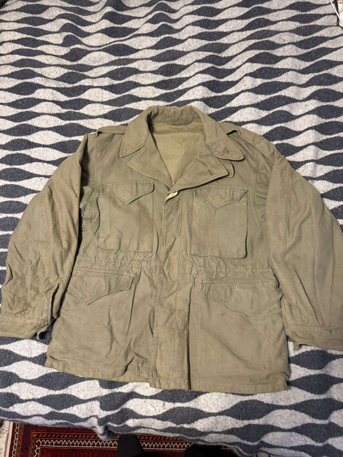 Vintage M1943 vintage US army jacket green Size US L / EU 52-54 / 3 - 1 Thumbnail