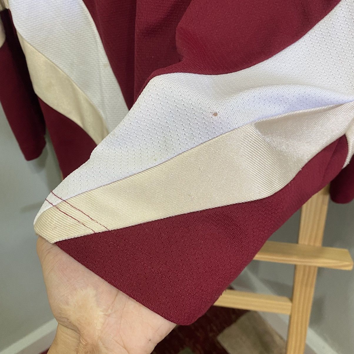 Supreme Supreme FW17 Hooded Hockey Jersey Burgundy Lace Up Hoodie Size US M / EU 48-50 / 2 - 7 Thumbnail