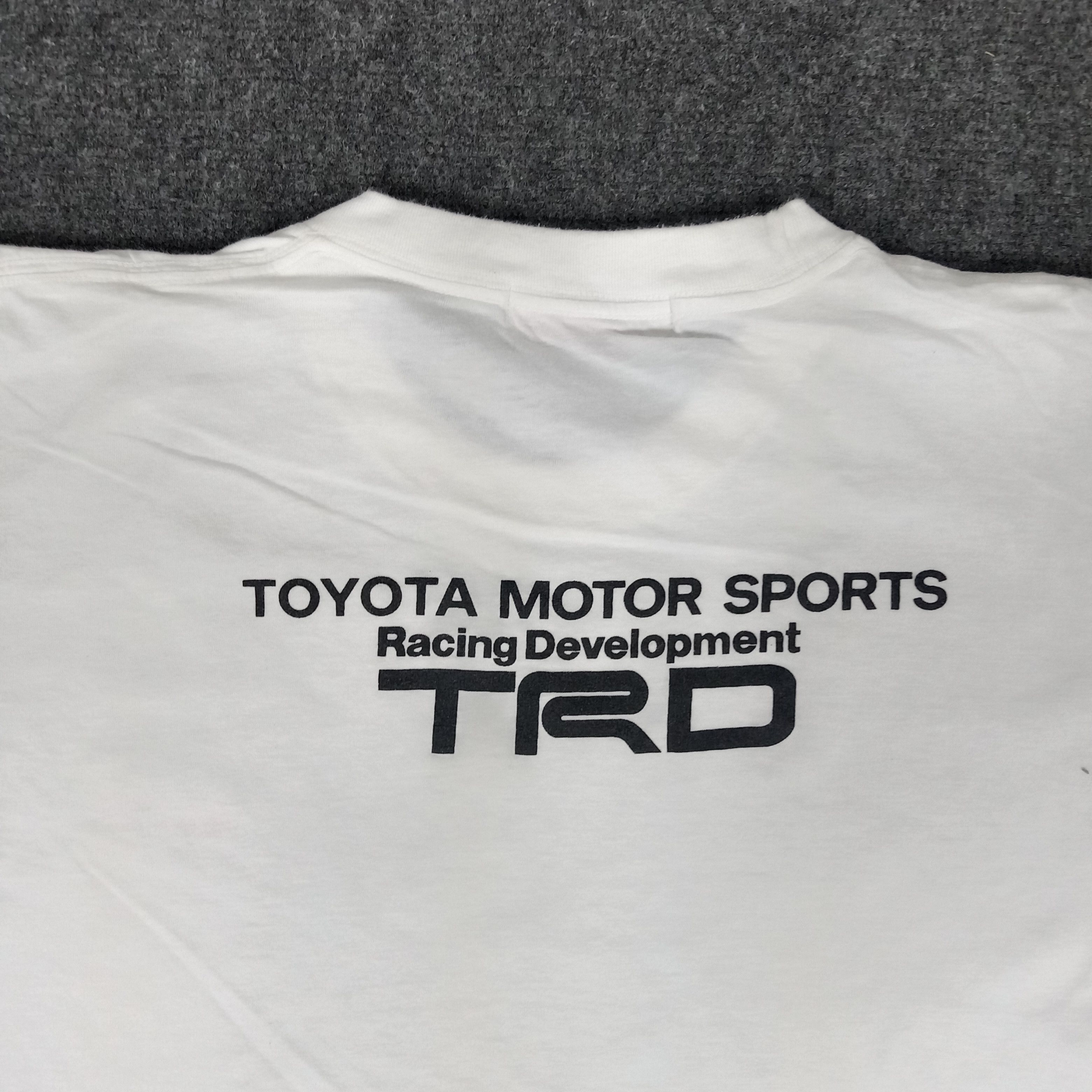 Japanese Brand × Vintage Toyota Racing Development TRD Team Japanese Tshirt Size US M / EU 48-50 / 2 - 2 Thumbnail