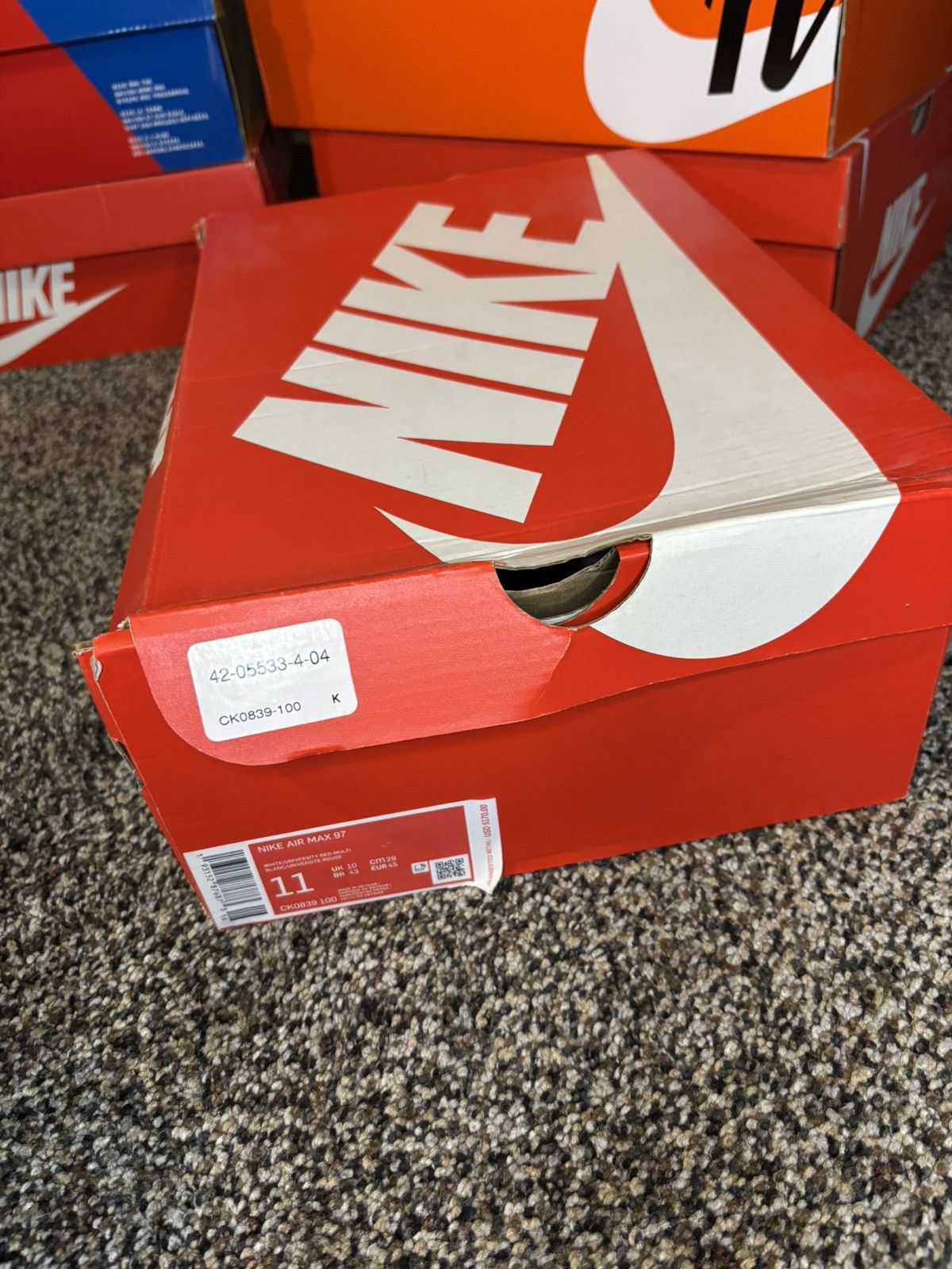 Nike Nike Air Max 97 Tie Dye Chicago Size US 11 / EU 44 - 14 Thumbnail